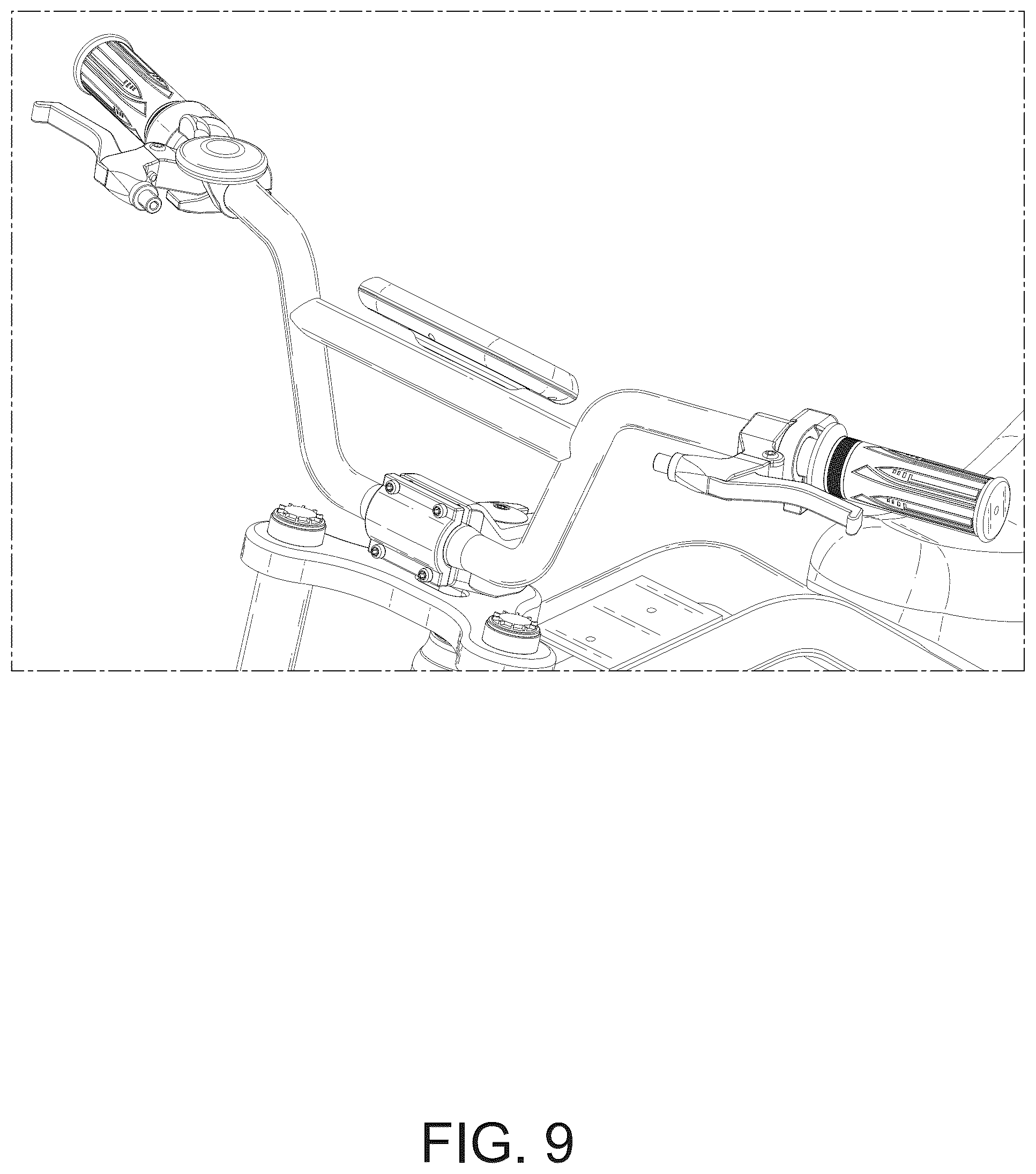 Patent USD1076729 Figure 9 – Electric bicycle