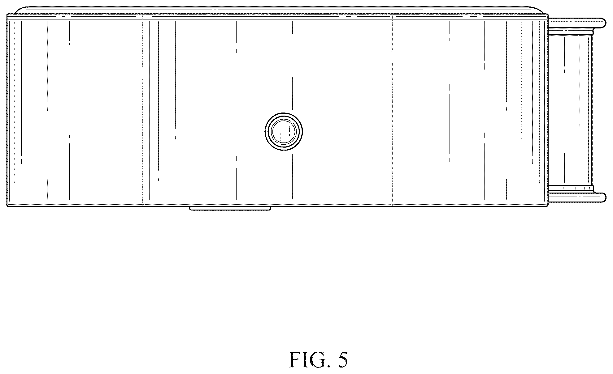 Patent USD1076731 Figure 5 – Saddlebag