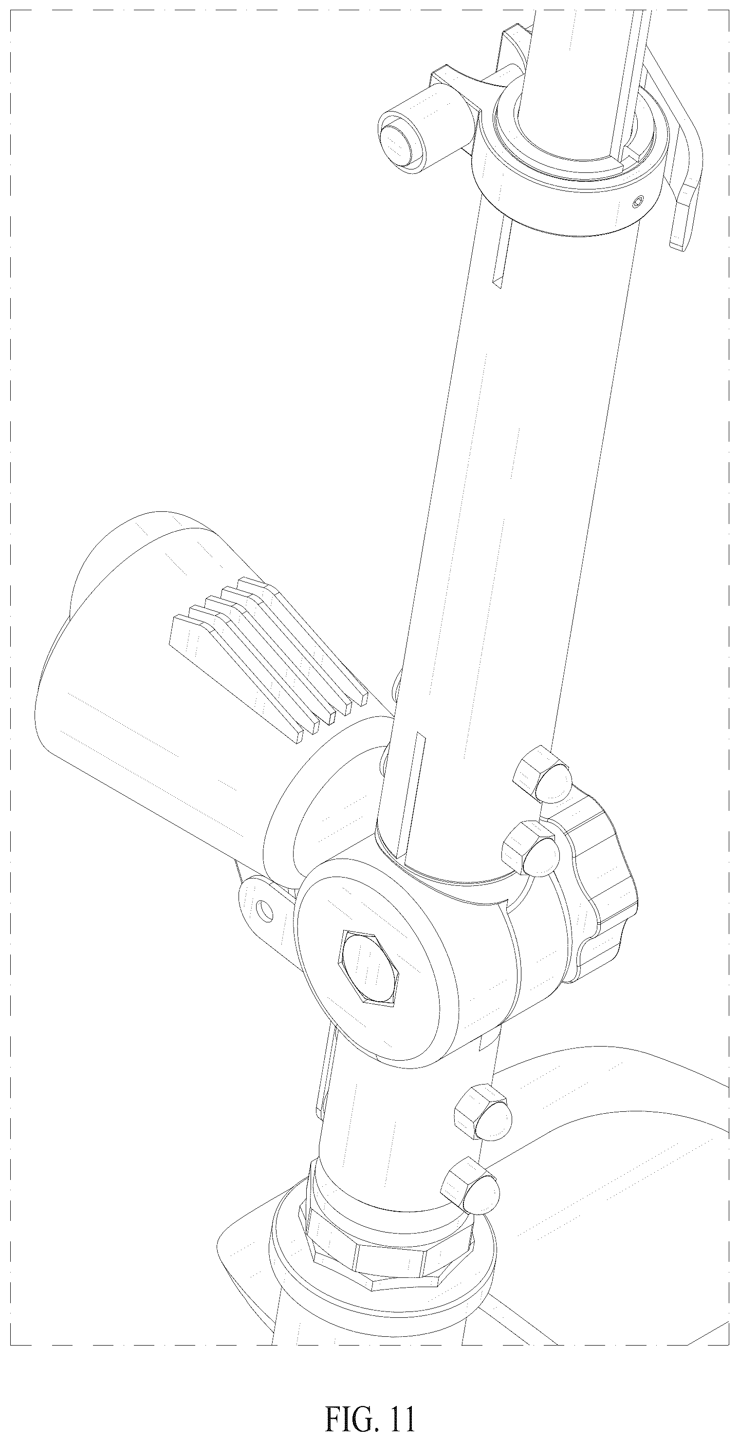 Patent USD1076733 Figure 11 – Portable mobility scooter