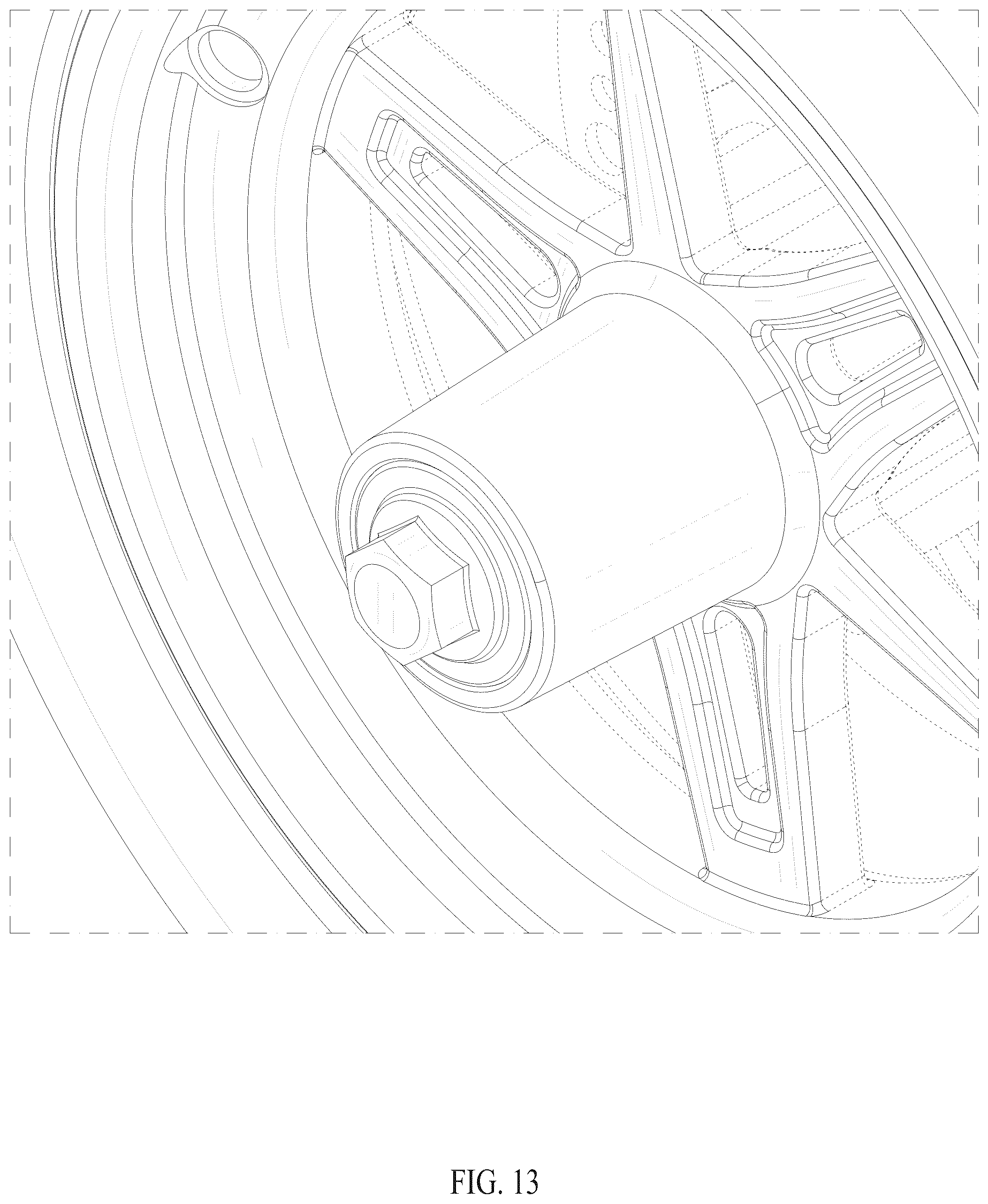 Patent USD1076733 Figure 13 – Portable mobility scooter
