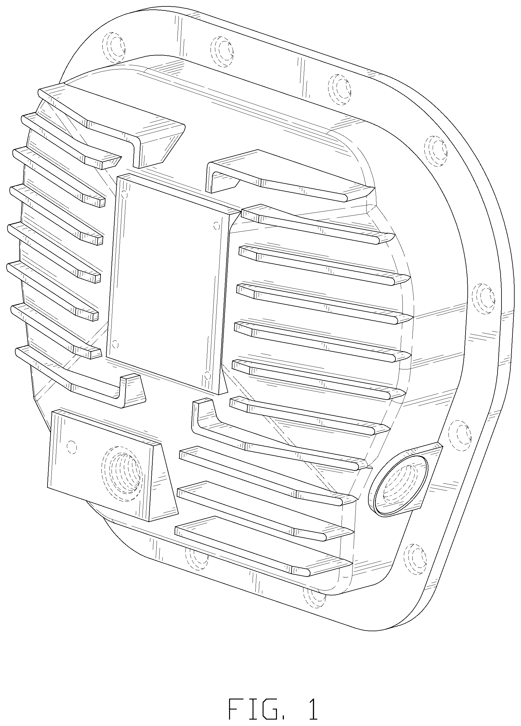 Patent USD1076734 Figure 1 – Differential cover