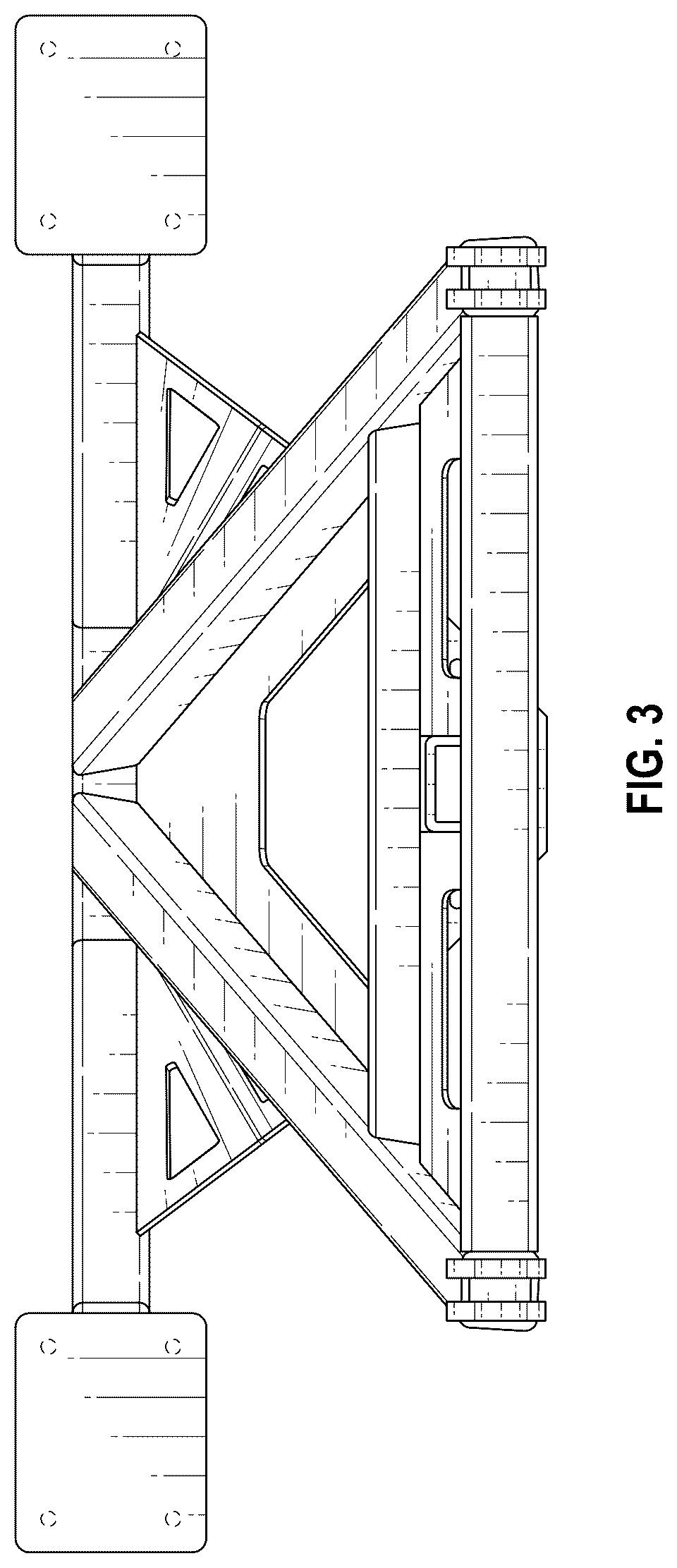 Patent USD1076735 Figure 3 – Bumper and towing receiver for vehicles