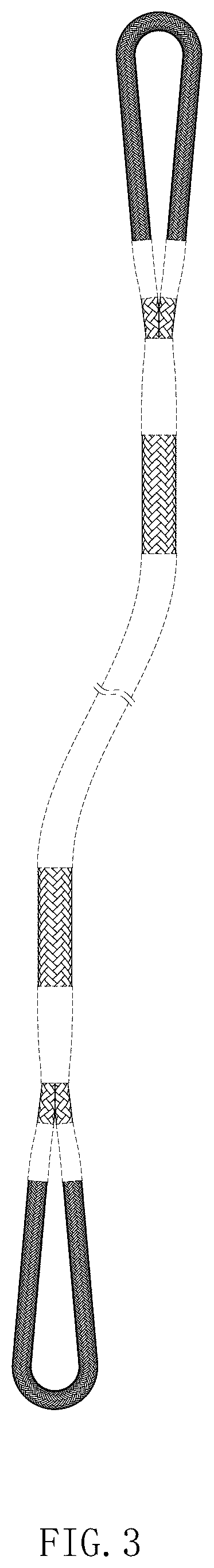 Patent USD1076736 Figure 3 – Synthetic recovery slings rope
