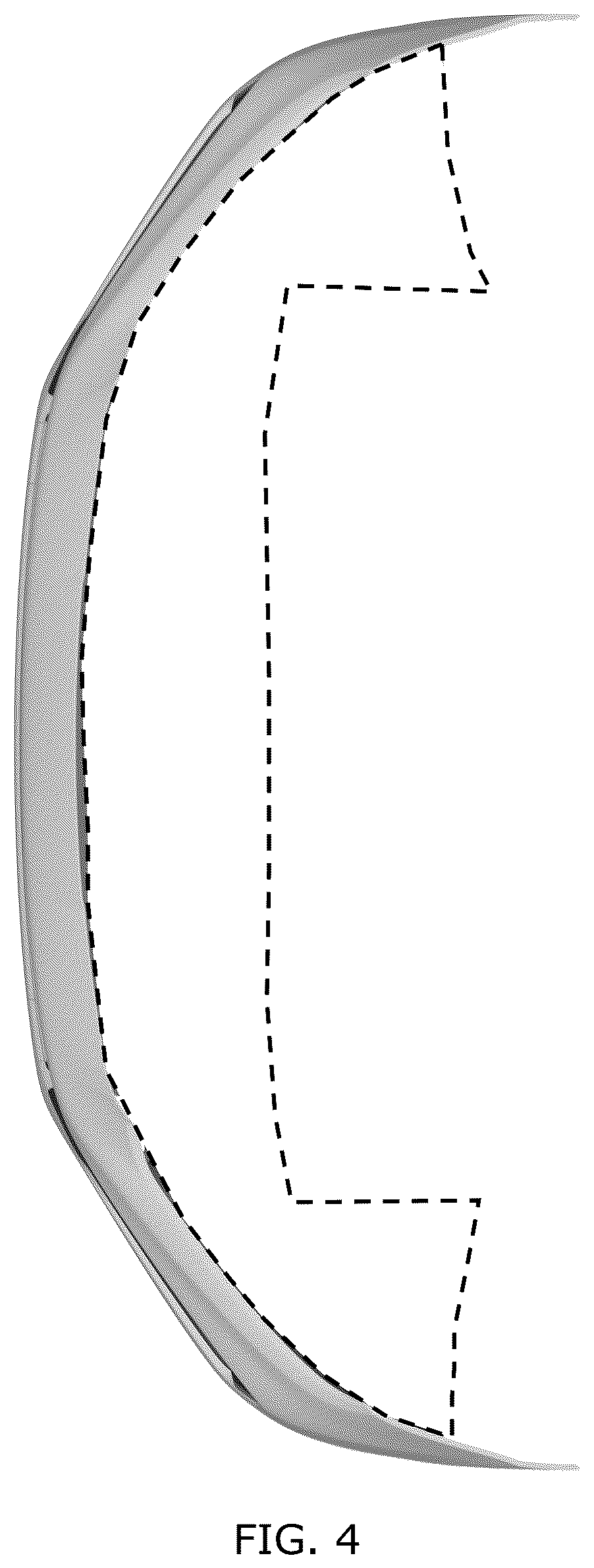 Patent USD1076737 Figure 4 – Front bumper for motor vehicle