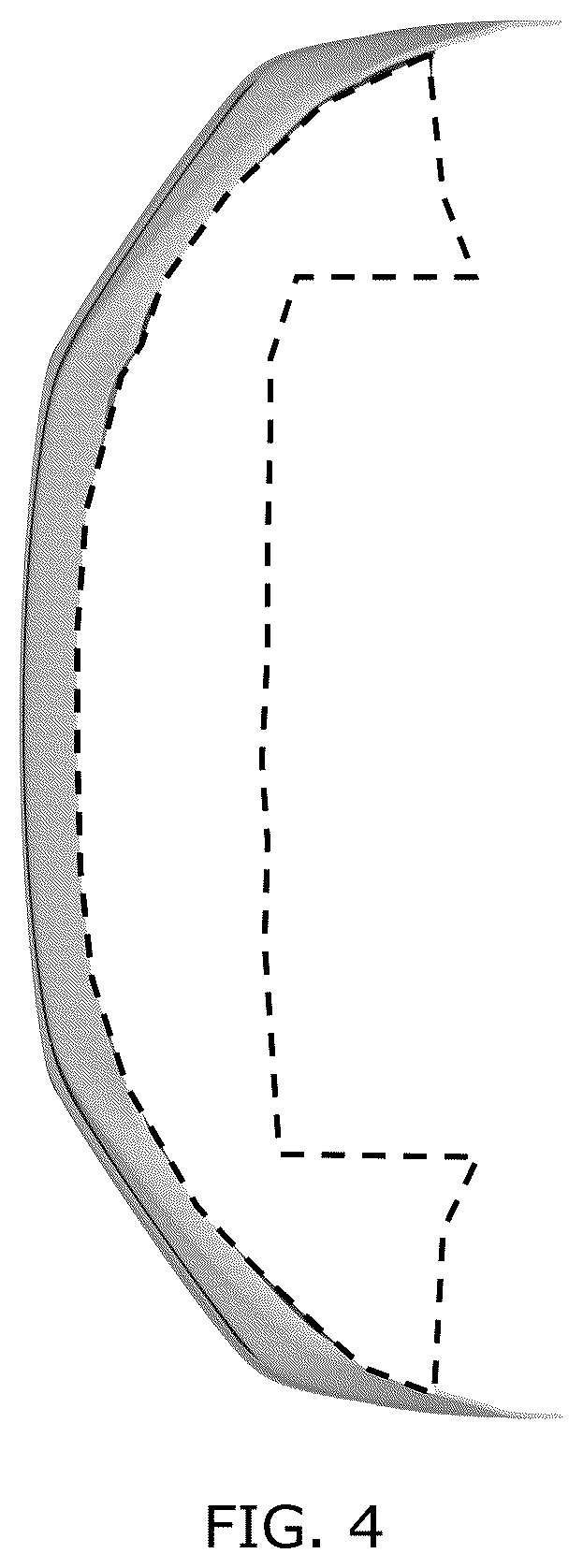 Patent USD1076742 Figure 4 – Front bumper for motor vehicle