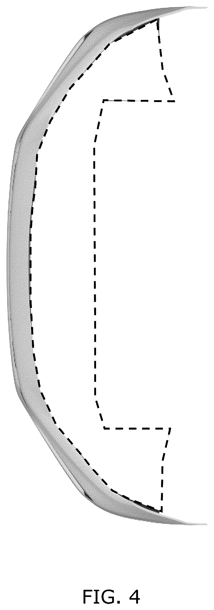 Patent USD1076743 Figure 4 – Front bumper for motor vehicle