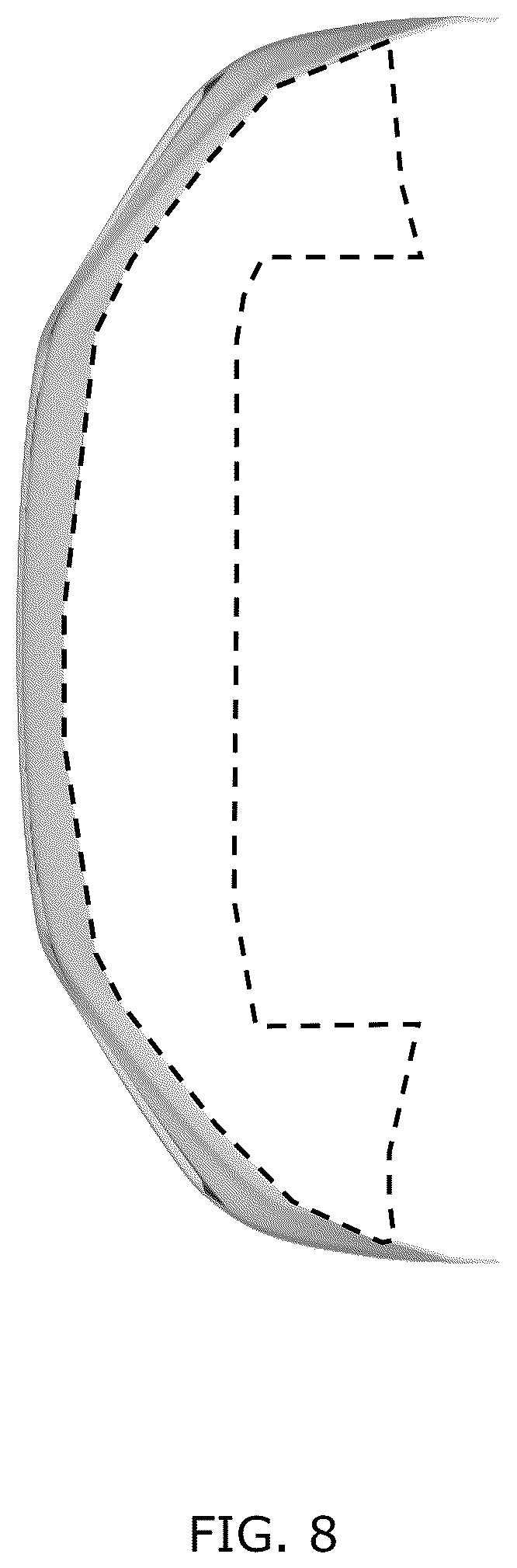 Patent USD1076743 Figure 8 – Front bumper for motor vehicle