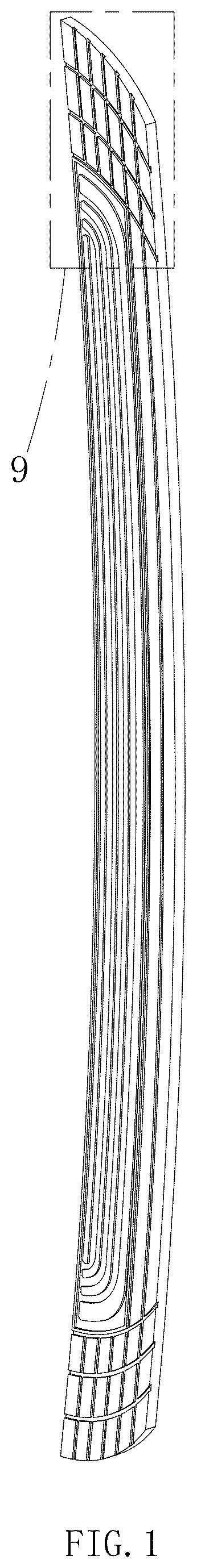 Patent USD1076744 Figure 1 – Car bumper protector