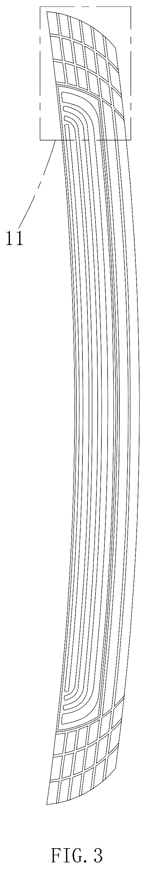 Patent USD1076744 Figure 3 – Car bumper protector