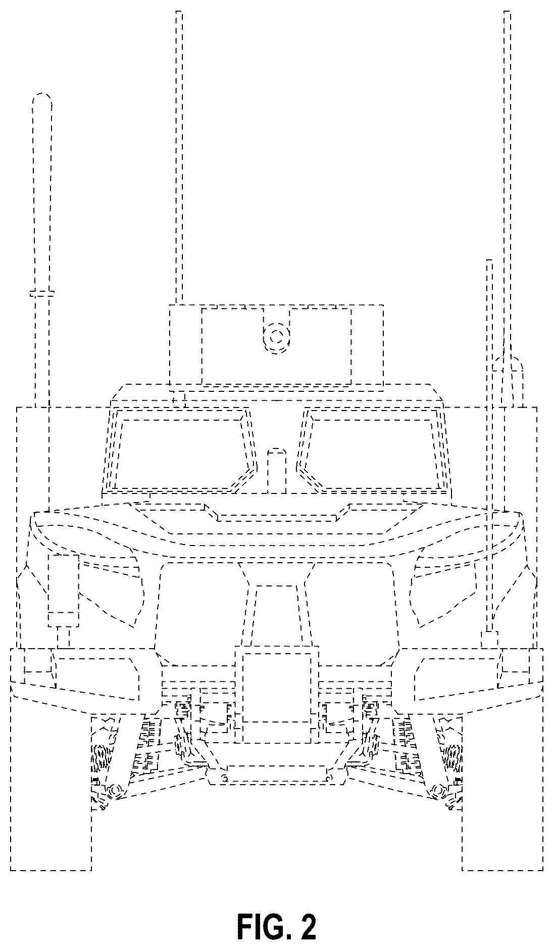Patent USD1076745 Figure 2 – Set of vehicle doors