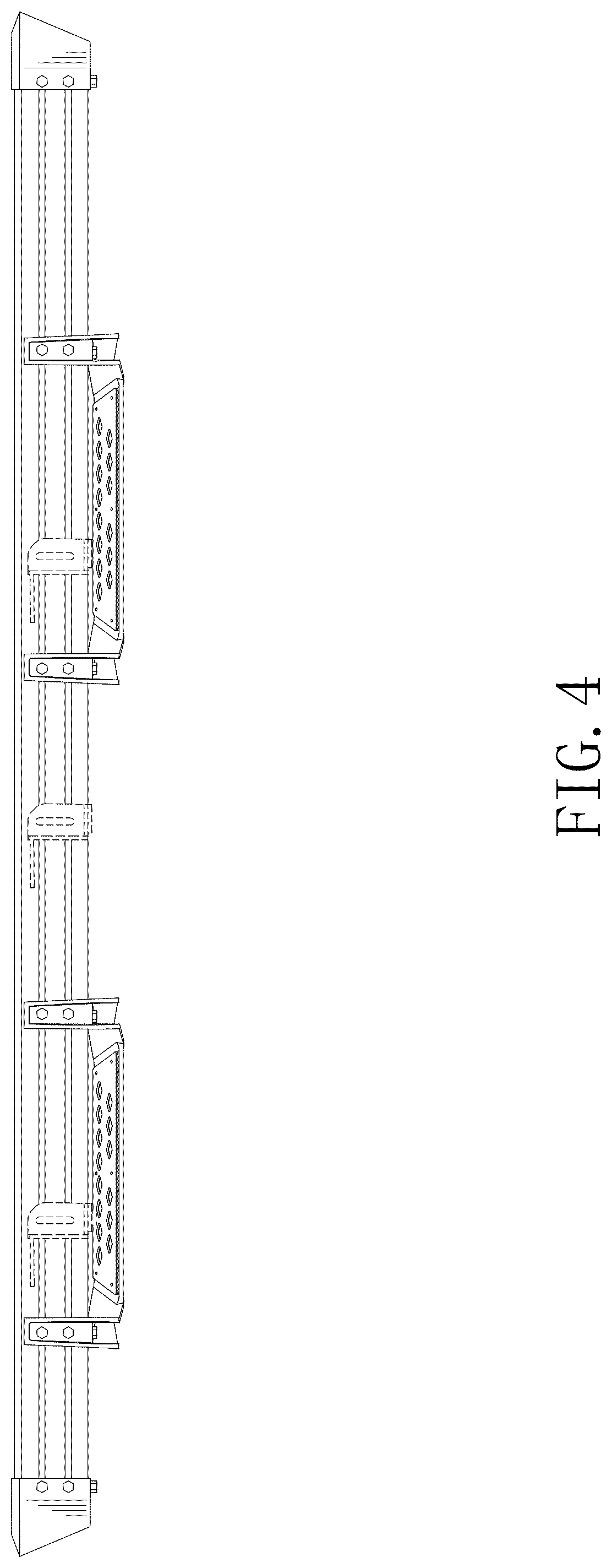 Patent USD1076746 Figure 4 – Vehicle side step