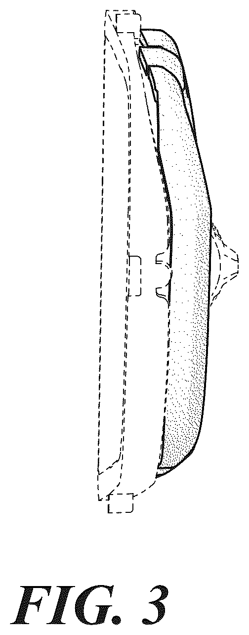 Patent USD1076747 Figure 3 – Set of vehicle steering wheel control switches