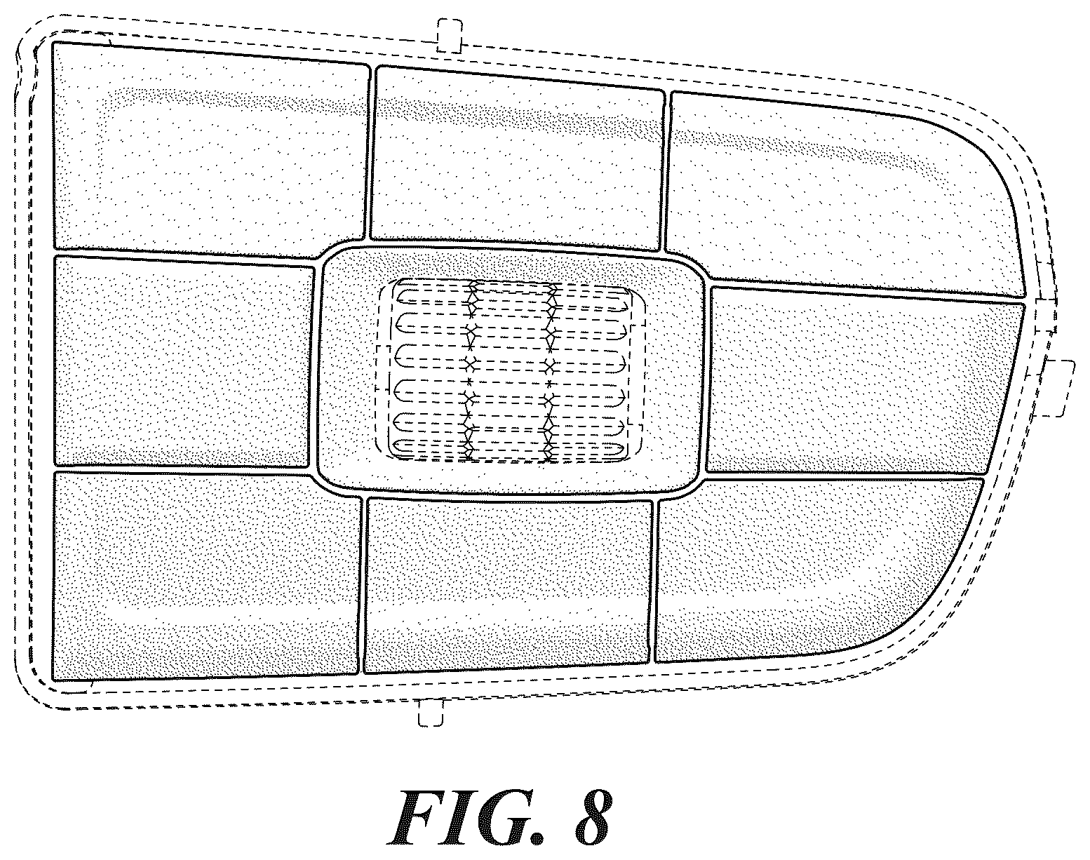 Patent USD1076747 Figure 8 – Set of vehicle steering wheel control switches