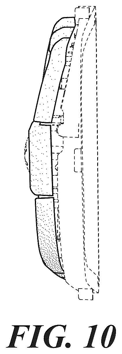 Patent USD1076747 Figure 10 – Set of vehicle steering wheel control switches