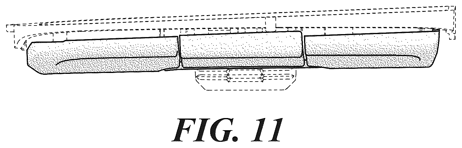Patent USD1076747 Figure 11 – Set of vehicle steering wheel control switches