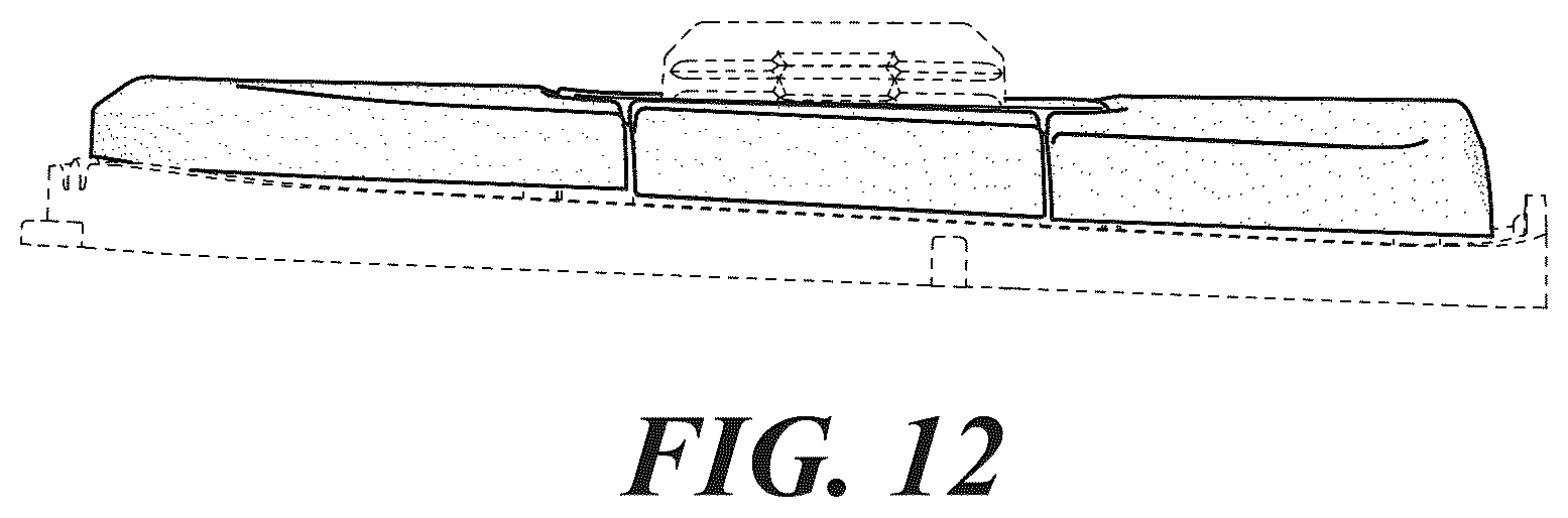 Patent USD1076747 Figure 12 – Set of vehicle steering wheel control switches