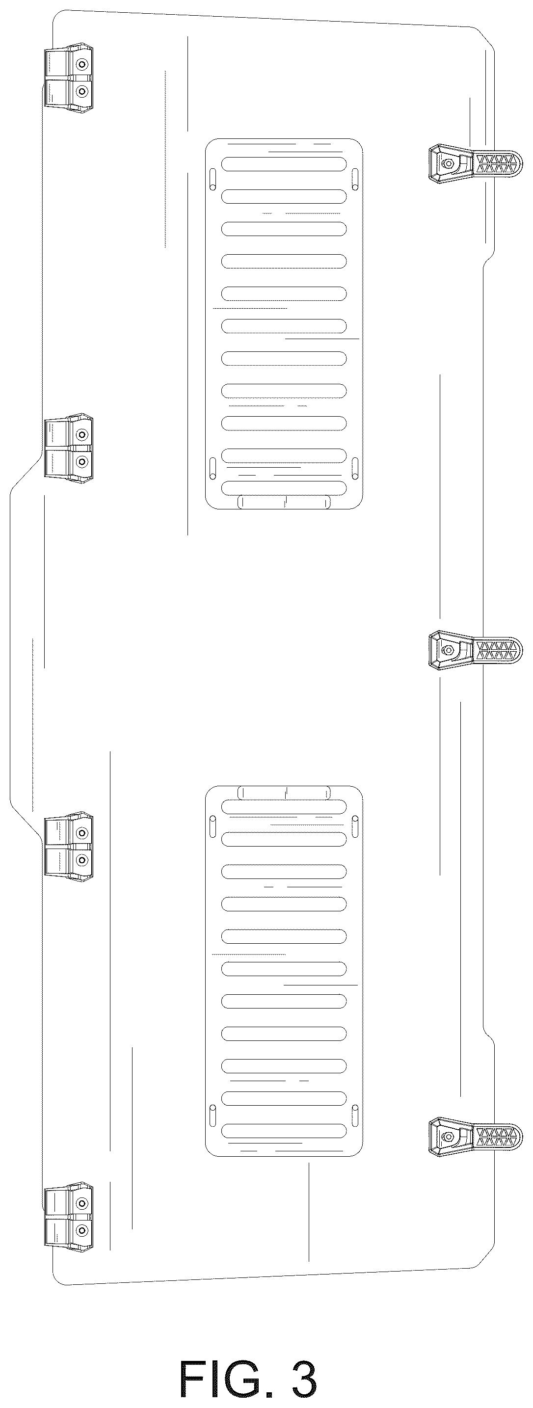 Patent USD1076748 Figure 3 – Windshield
