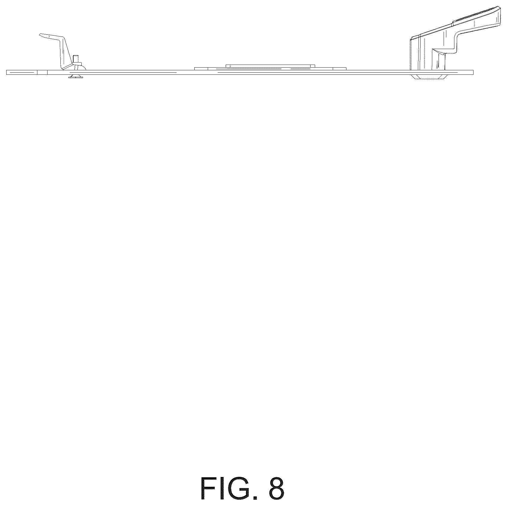 Patent USD1076748 Figure 8 – Windshield