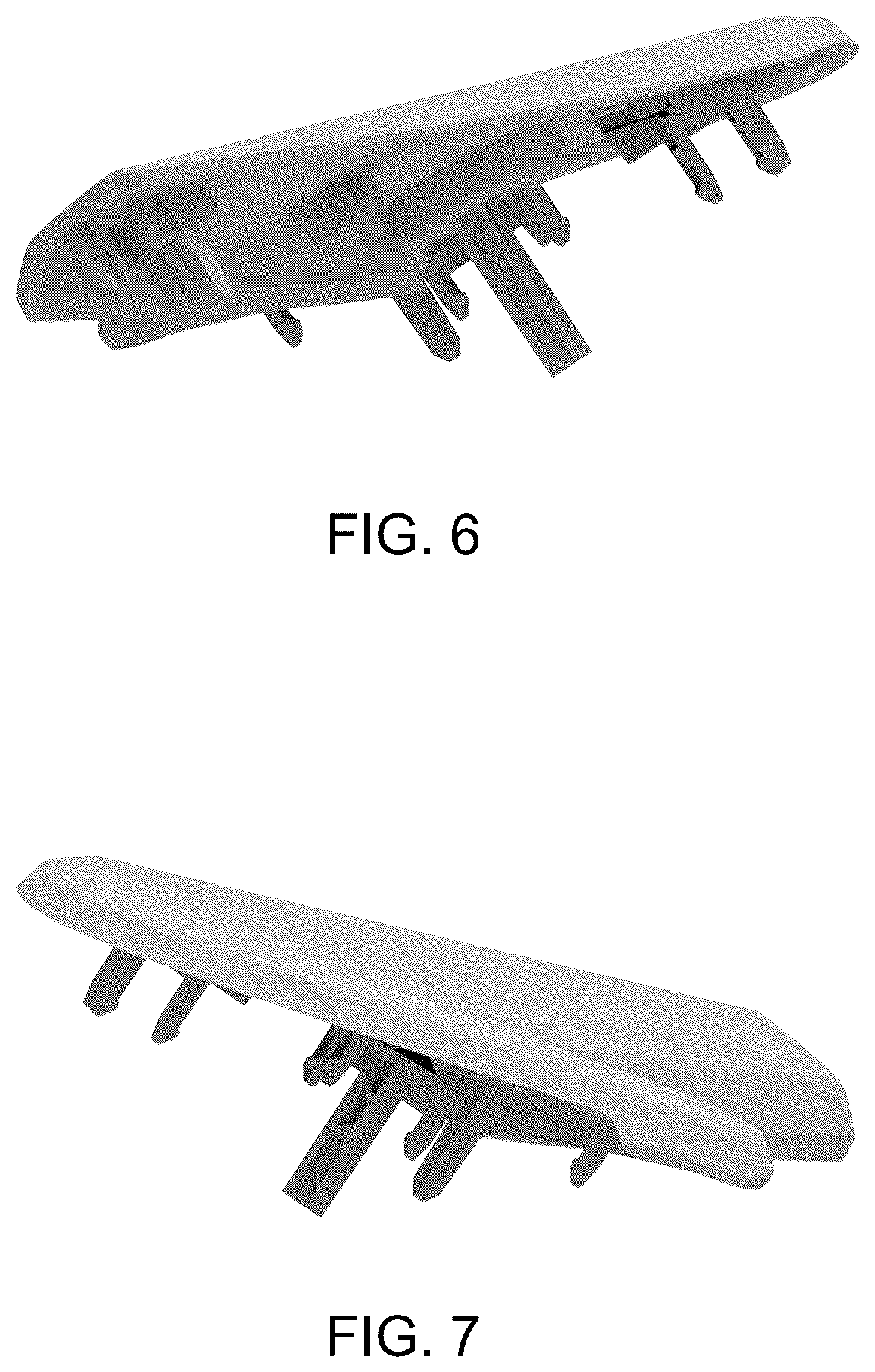 Patent USD1076749 Figure 3 – Trim for vehicle interior
