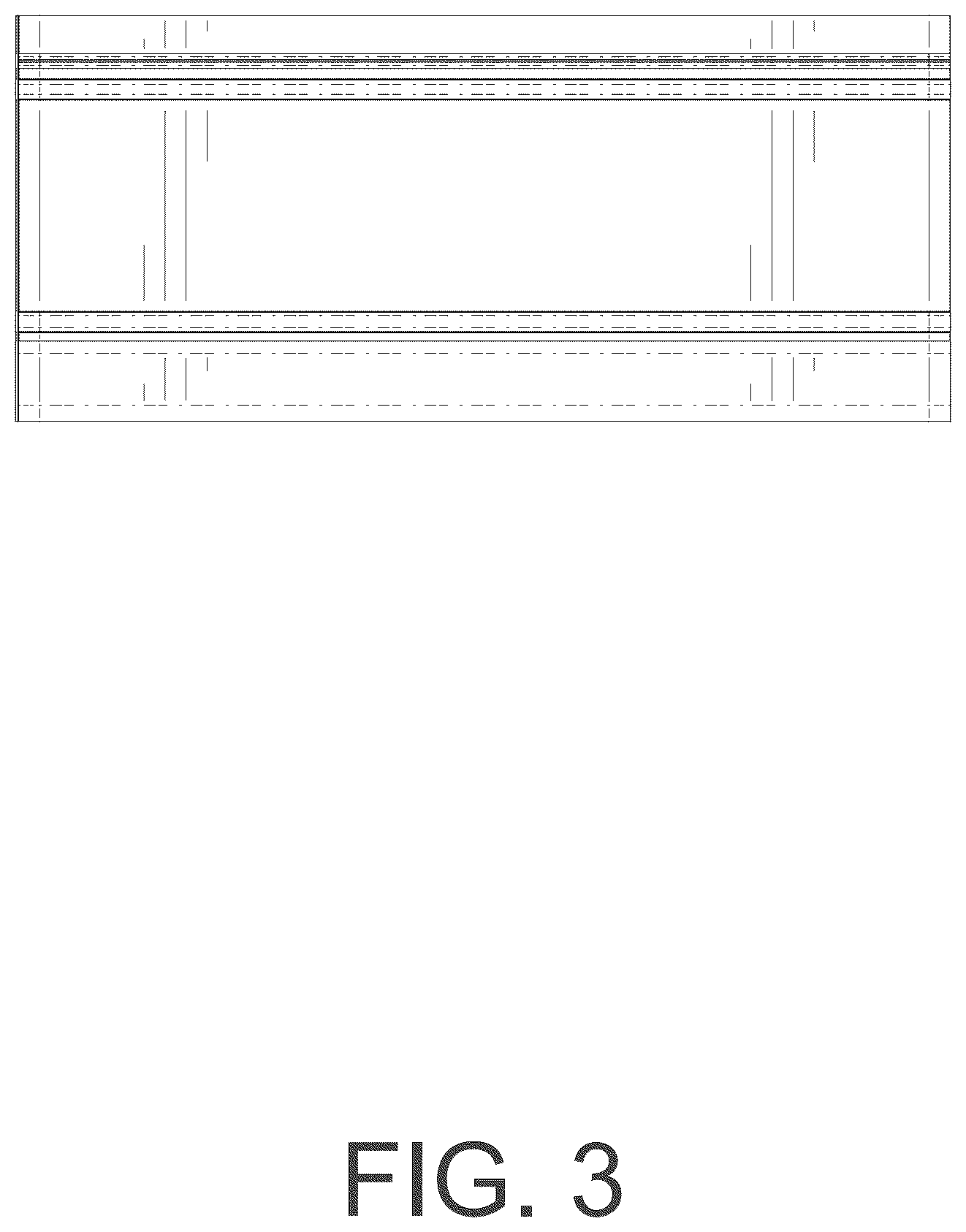Patent USD1076750 Figure 3 – Side skirt for a car
