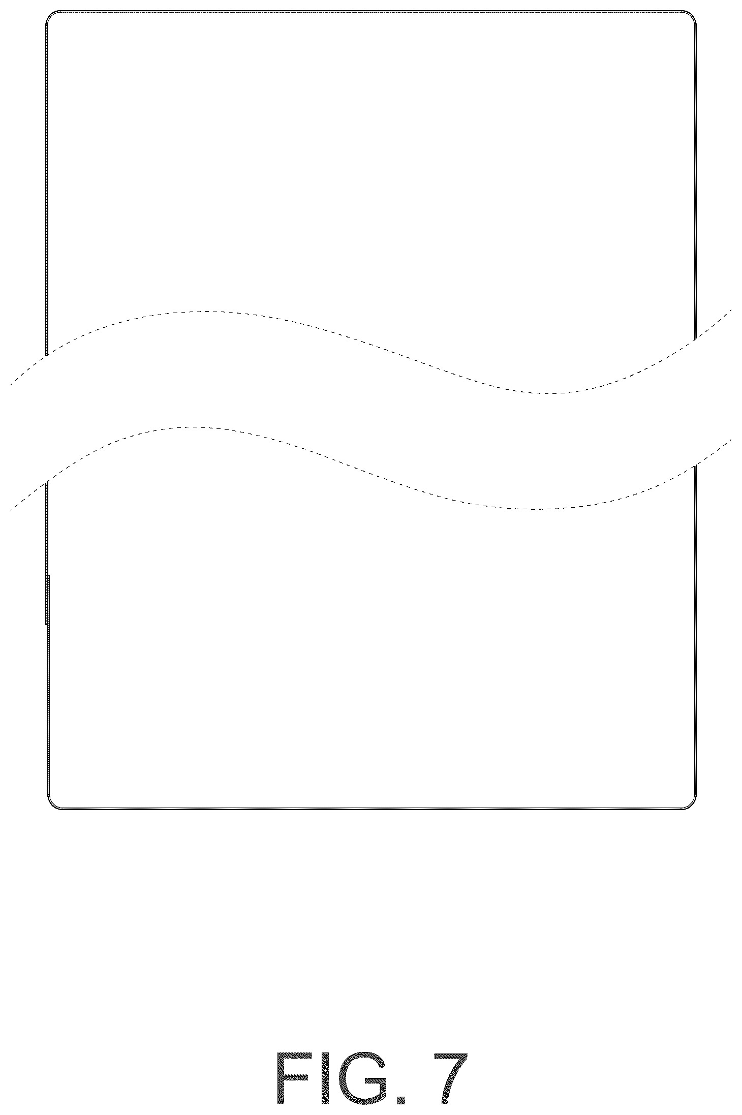 Patent USD1076750 Figure 7 – Side skirt for a car