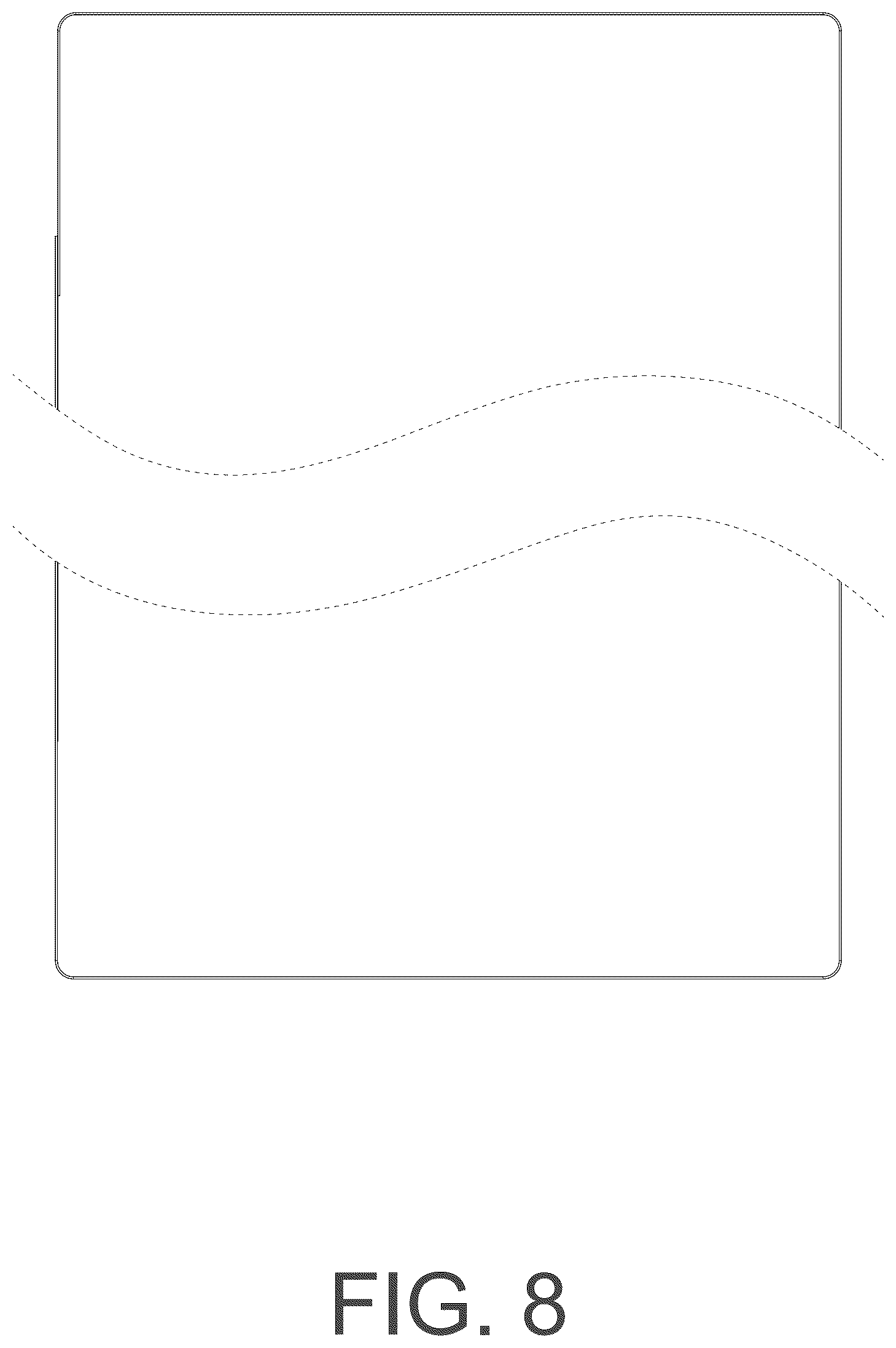 Patent USD1076750 Figure 8 – Side skirt for a car
