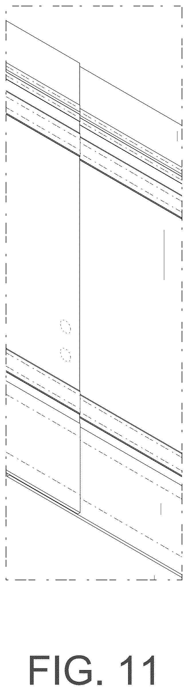 Patent USD1076750 Figure 11 – Side skirt for a car