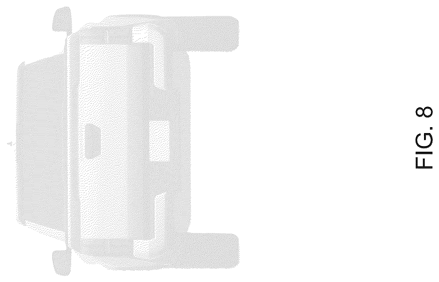 Patent USD1076752 Figure 8 – Front portion for an automobile