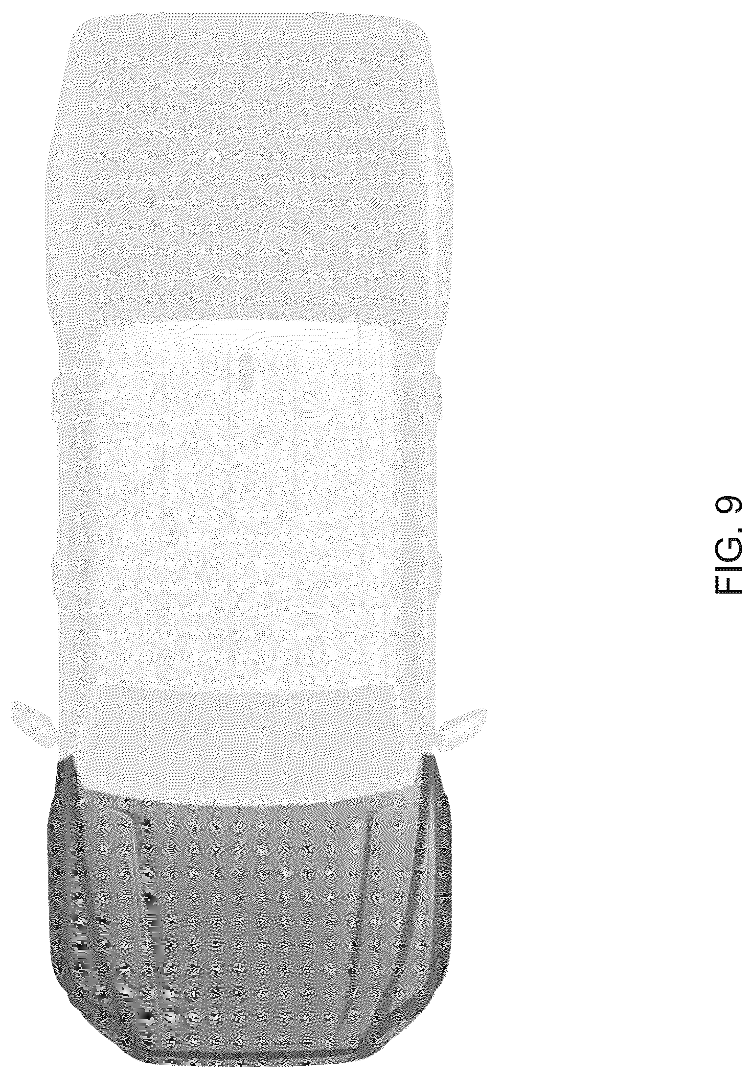 Patent USD1076752 Figure 9 – Front portion for an automobile