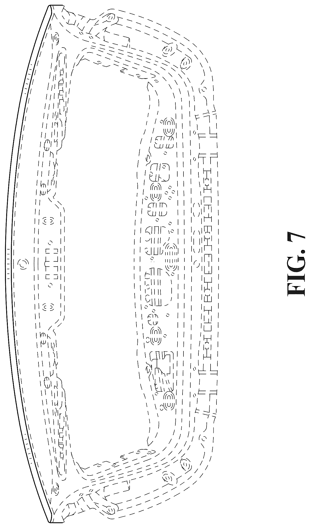 Patent USD1076753 Figure 7 – Vehicle liftgate