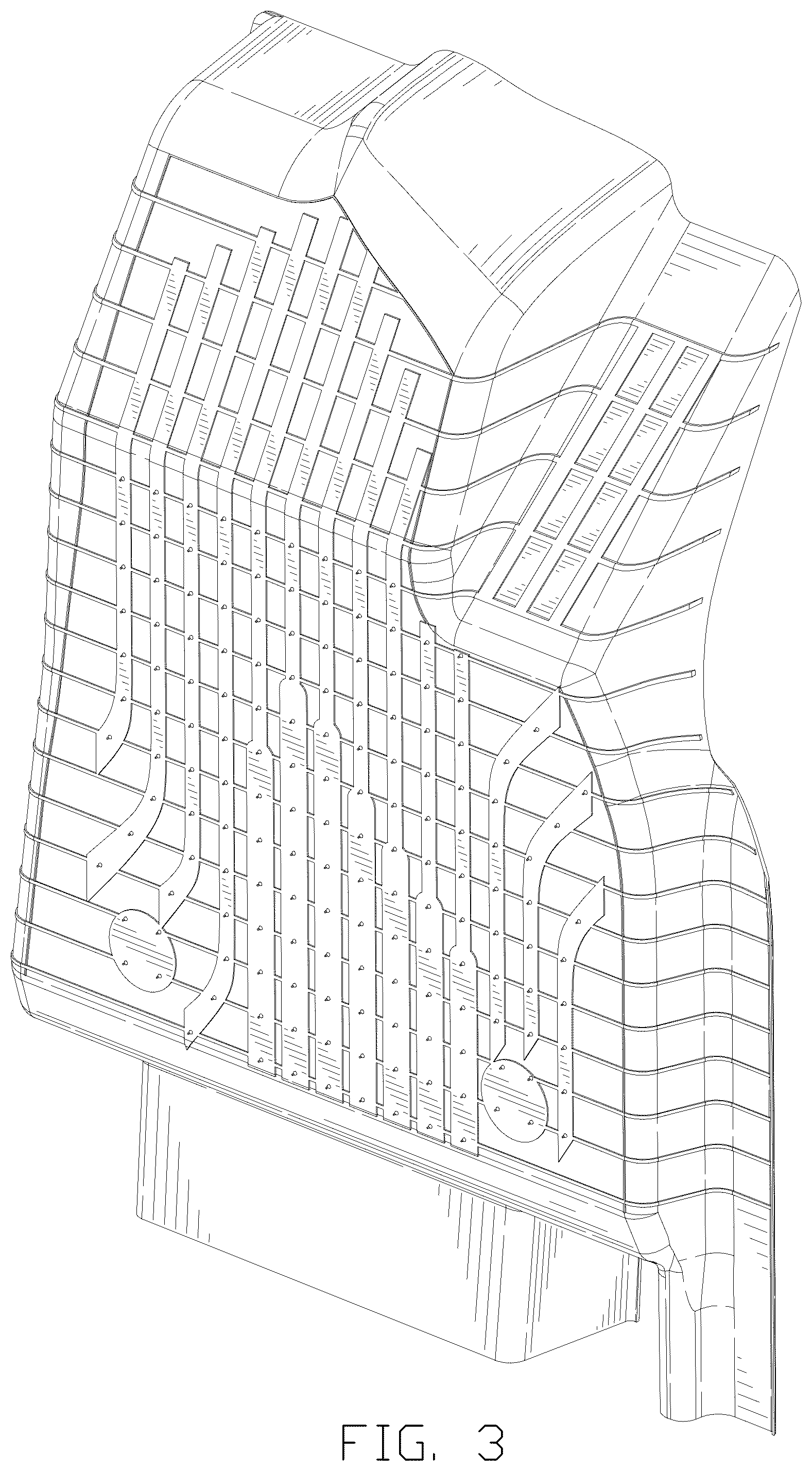 Patent USD1076754 Figure 3 – Car mat set