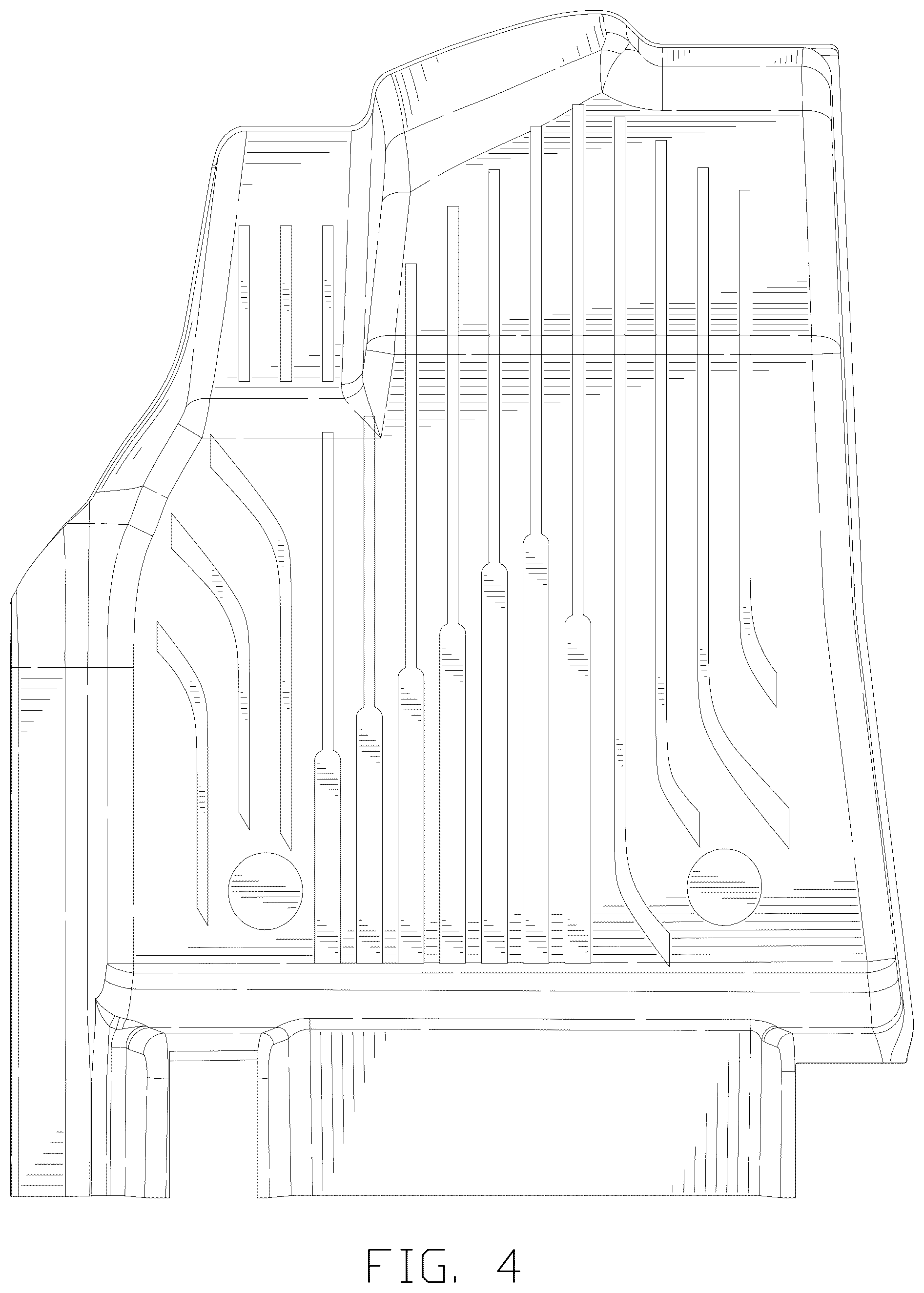 Patent USD1076754 Figure 4 – Car mat set