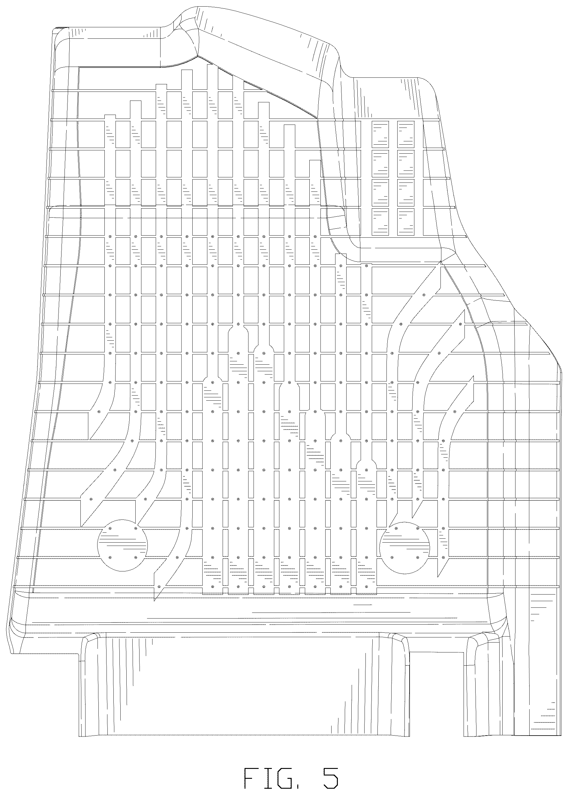 Patent USD1076754 Figure 5 – Car mat set