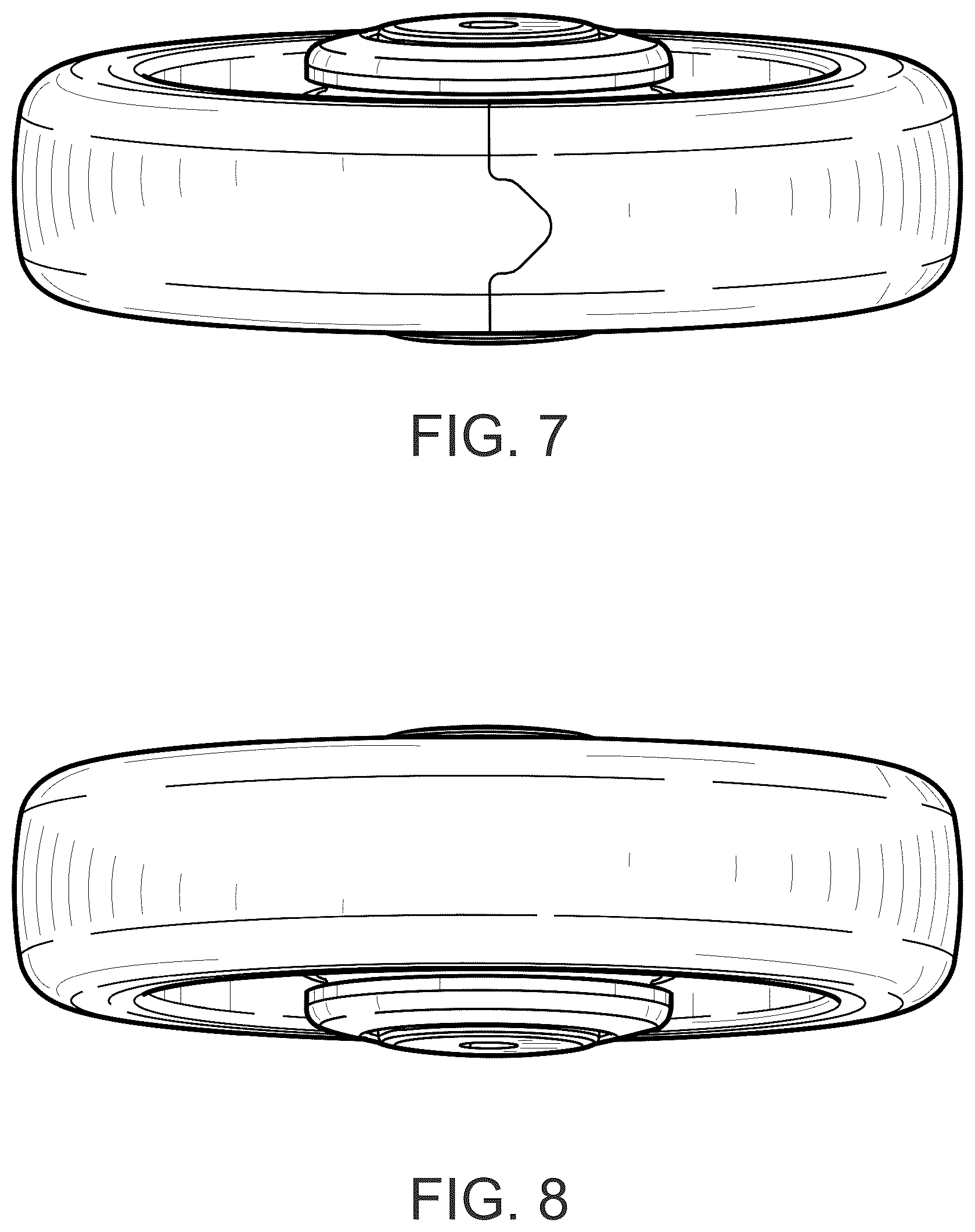 Patent USD1076757 Figure 5 – Standard-duty wheel assembly with replaceable tire