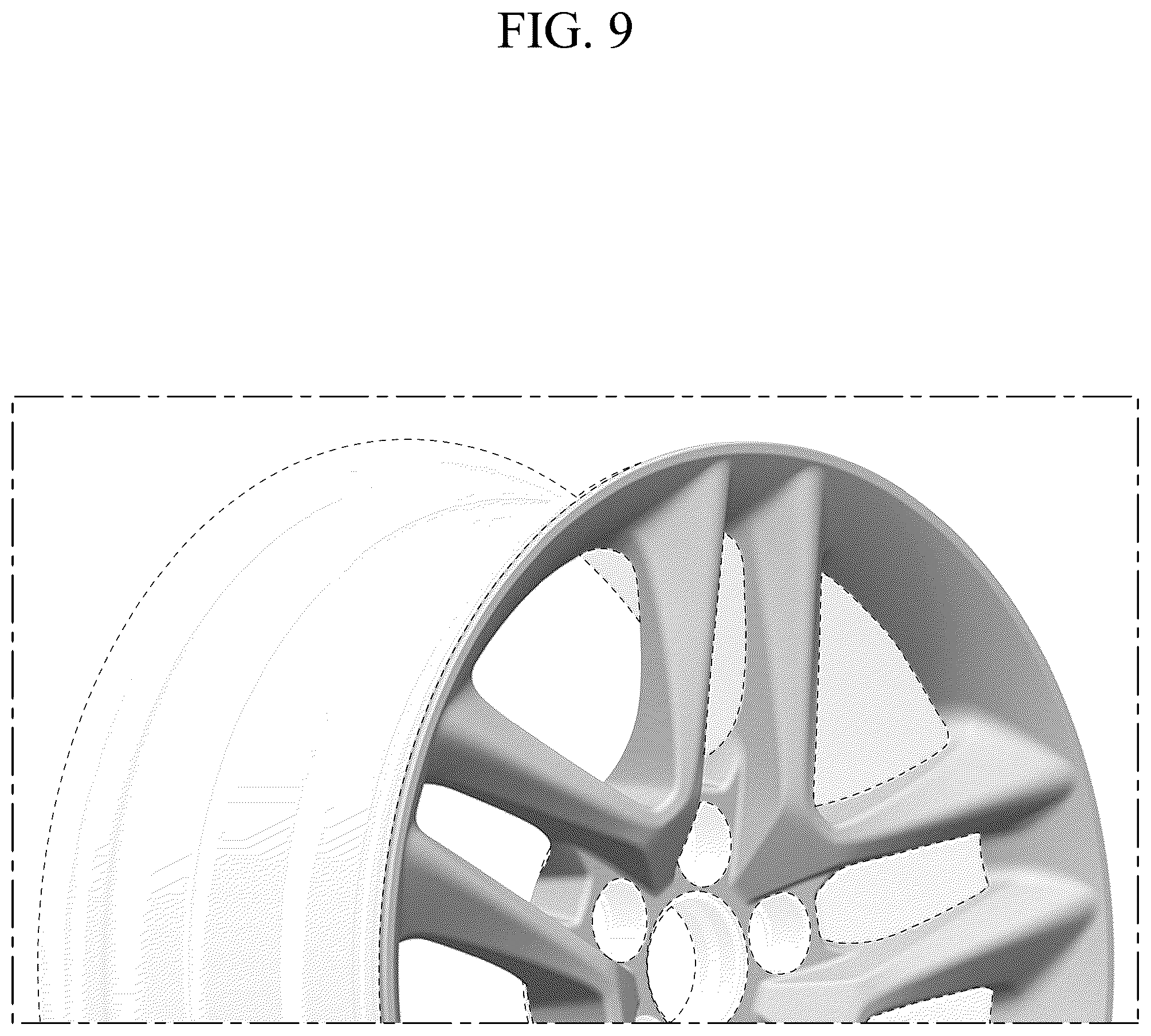 Patent USD1076758 Figure 9 – Wheel for automobile