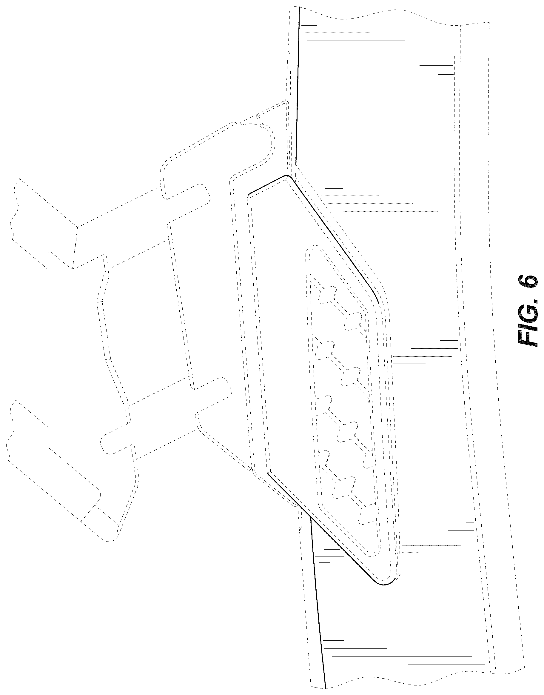 Patent USD1076761 Figure 6 – Bilge intake for marine vessel