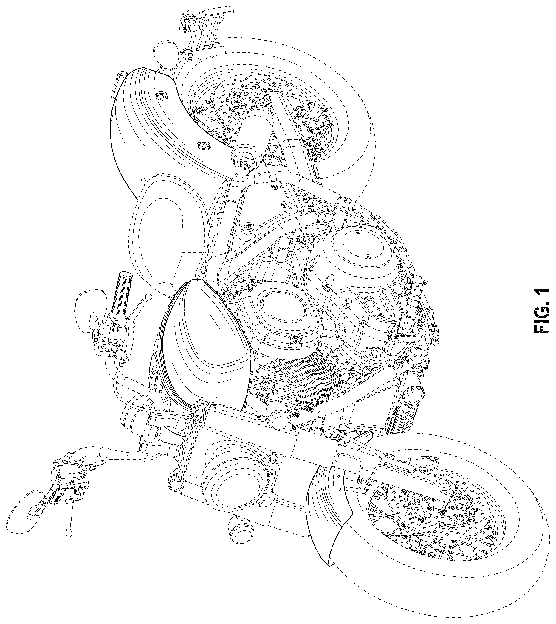 Patent USD1076762 — Motorcycle fuel tank — Figure 1
