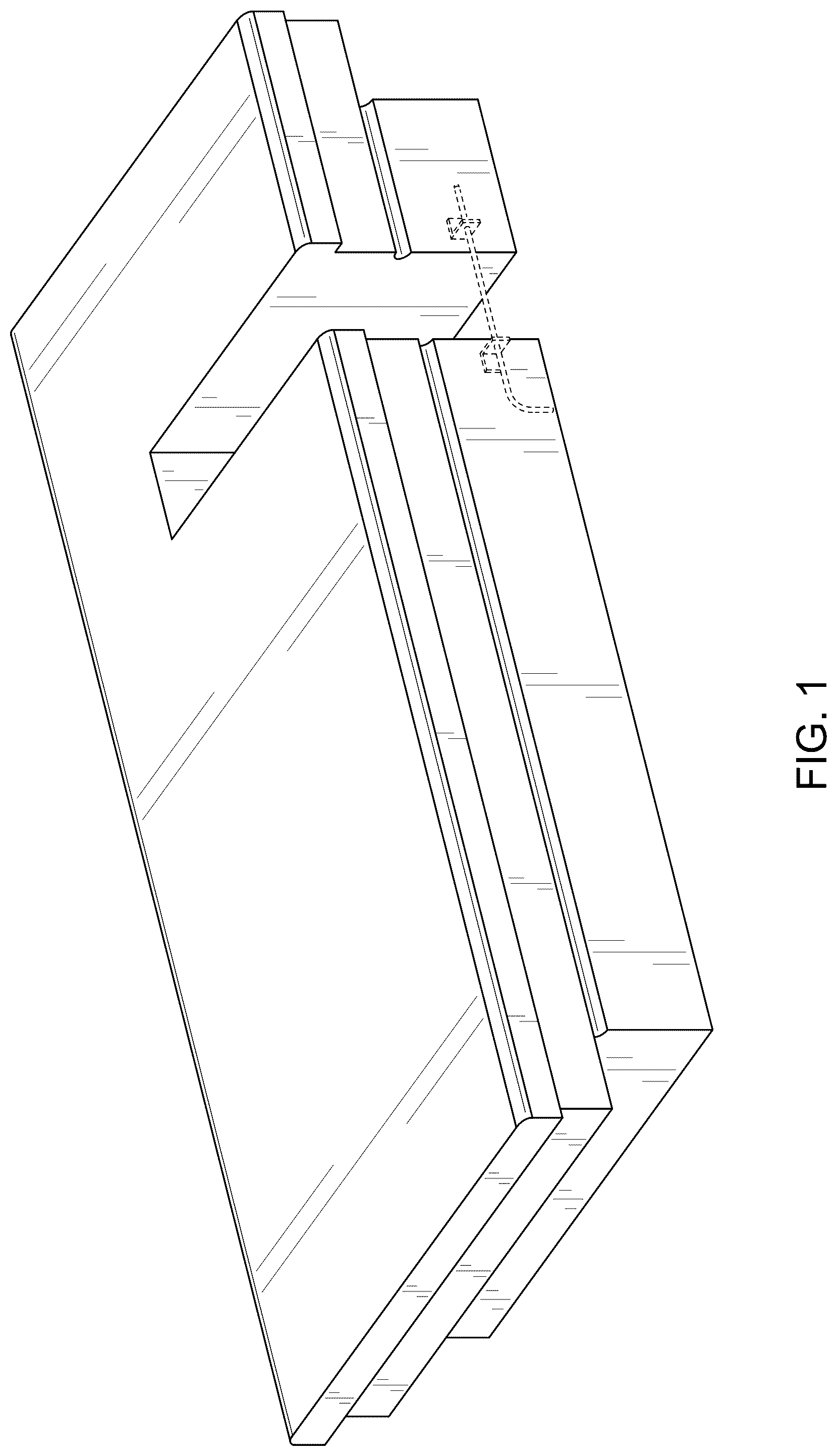 Patent USD1076766 Figure 1 – Device for securing two-wheeled vehicles during transport