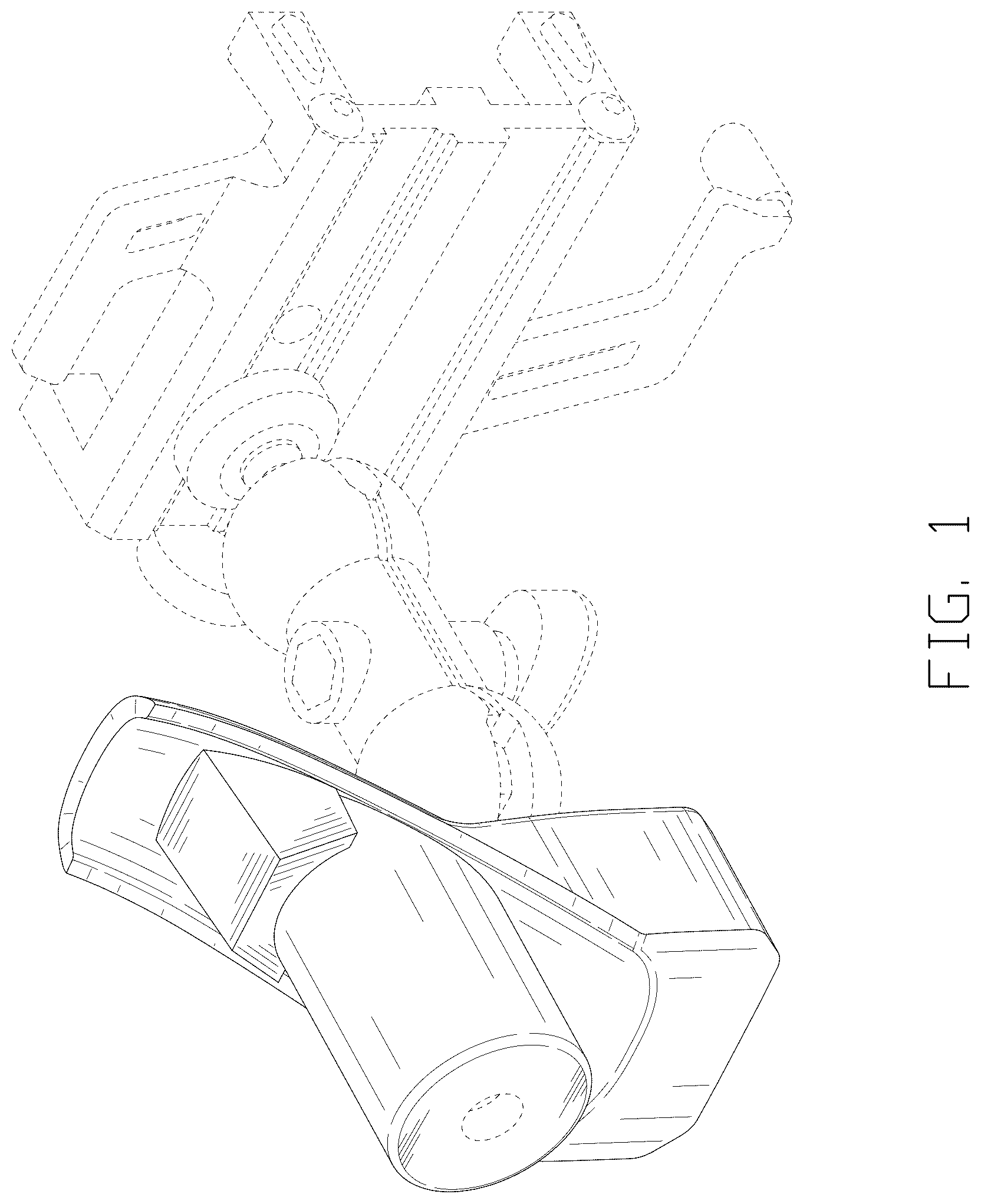 Patent USD1076768 — Car mobile phone holder — Figure 1