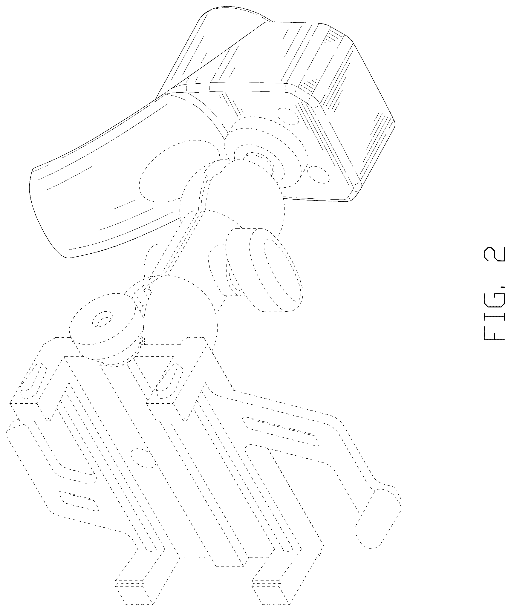 Patent USD1076768 Figure 2 – Car mobile phone holder