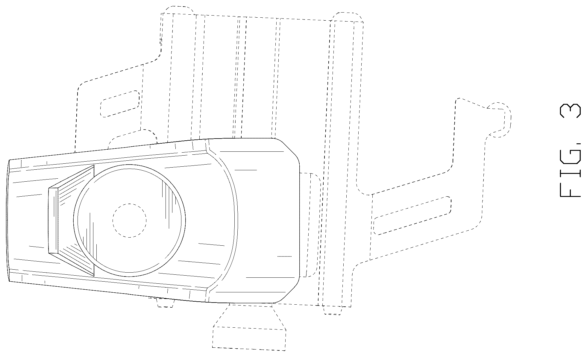 Patent USD1076768 Figure 3 – Car mobile phone holder
