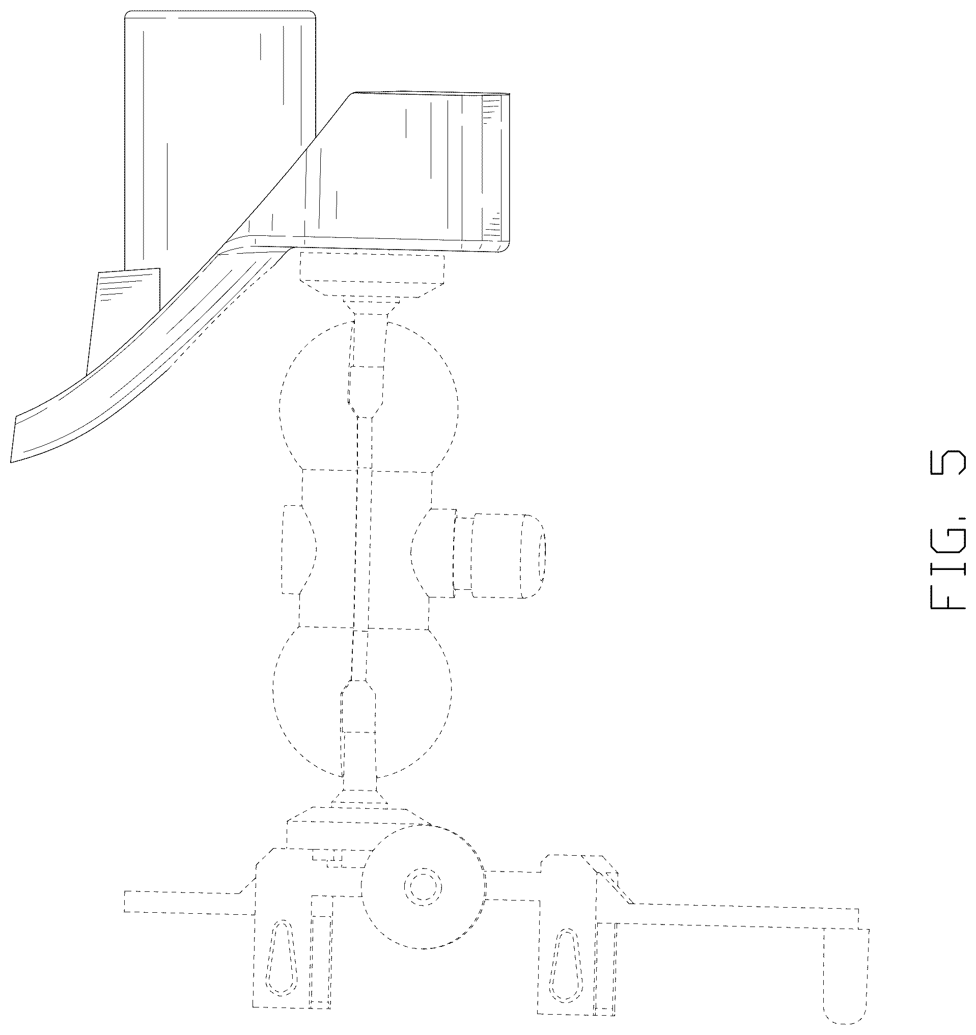 Patent USD1076768 Figure 5 – Car mobile phone holder