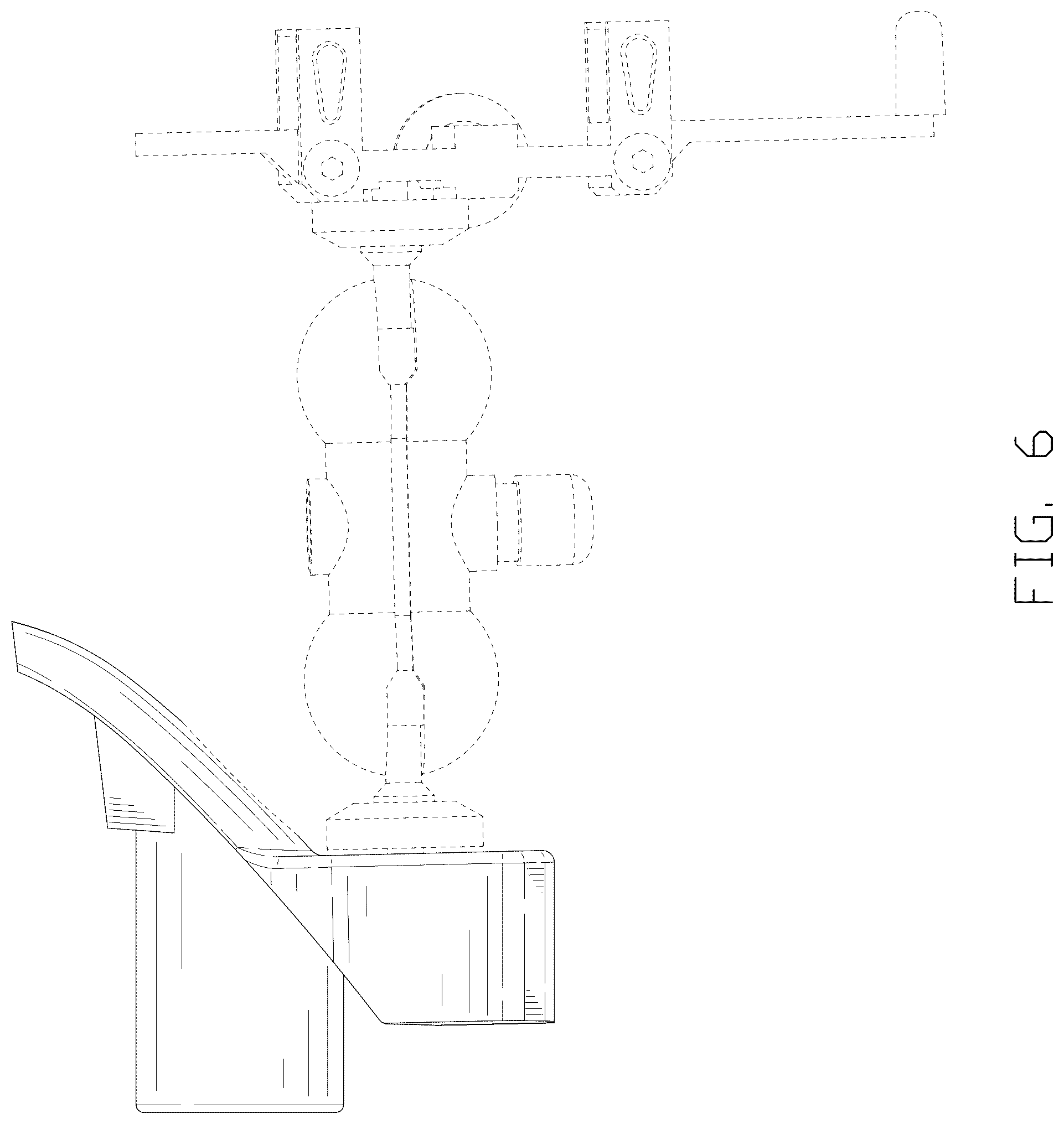 Patent USD1076768 Figure 6 – Car mobile phone holder