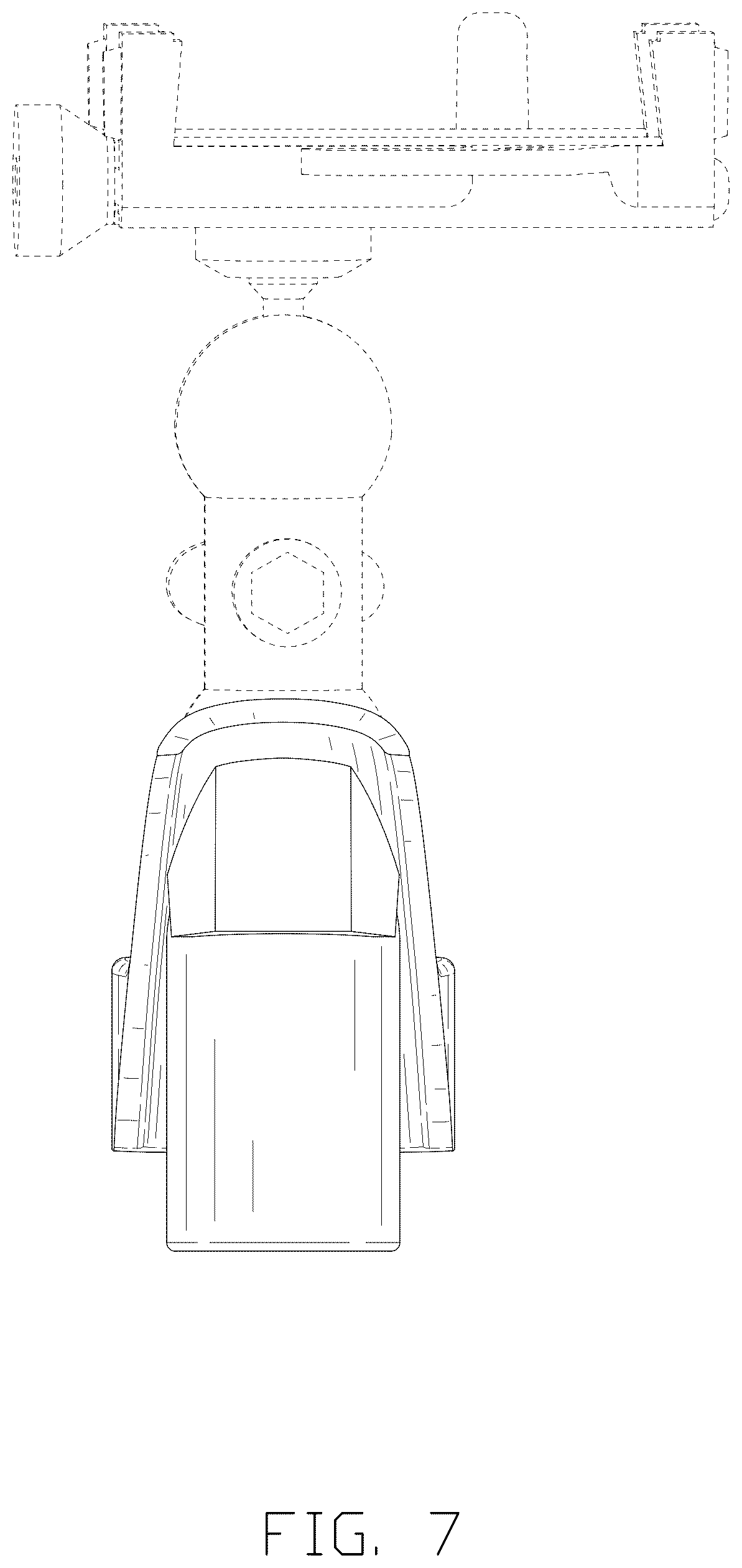 Patent USD1076768 Figure 7 – Car mobile phone holder