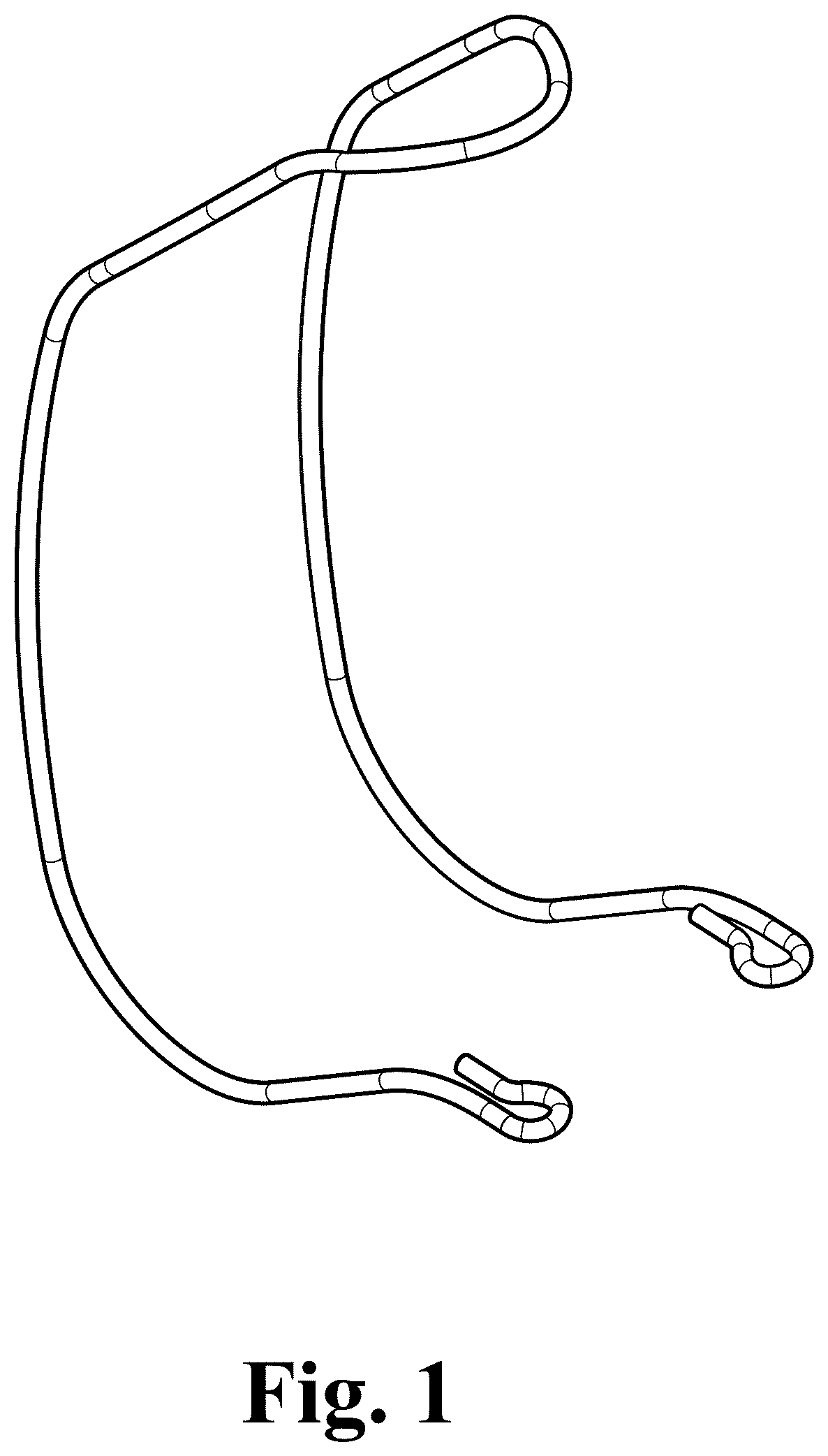 Patent USD1076769 Figure 1 – Vehicle hat rack