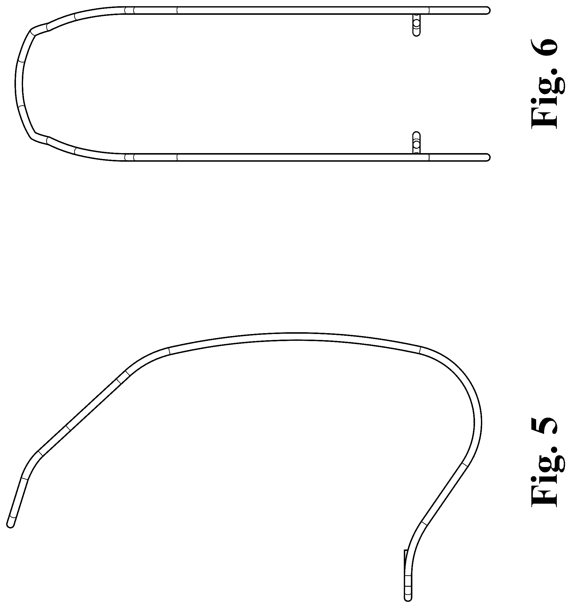 Patent USD1076769 Figure 4 – Vehicle hat rack