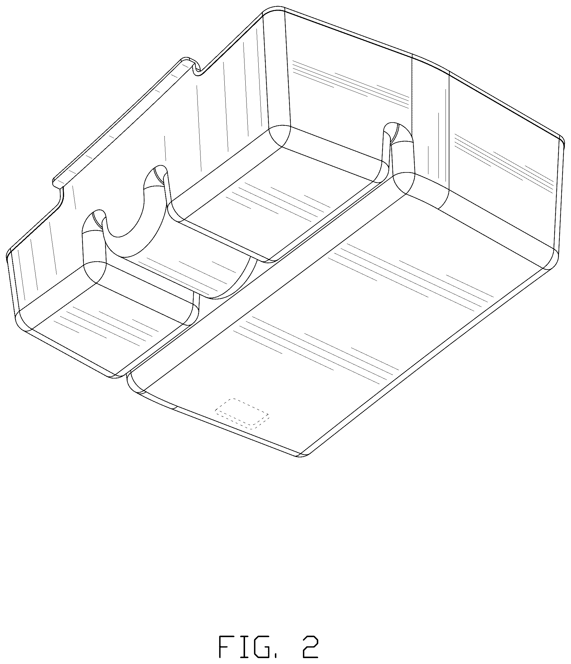 Patent USD1076770 Figure 2 – Tray