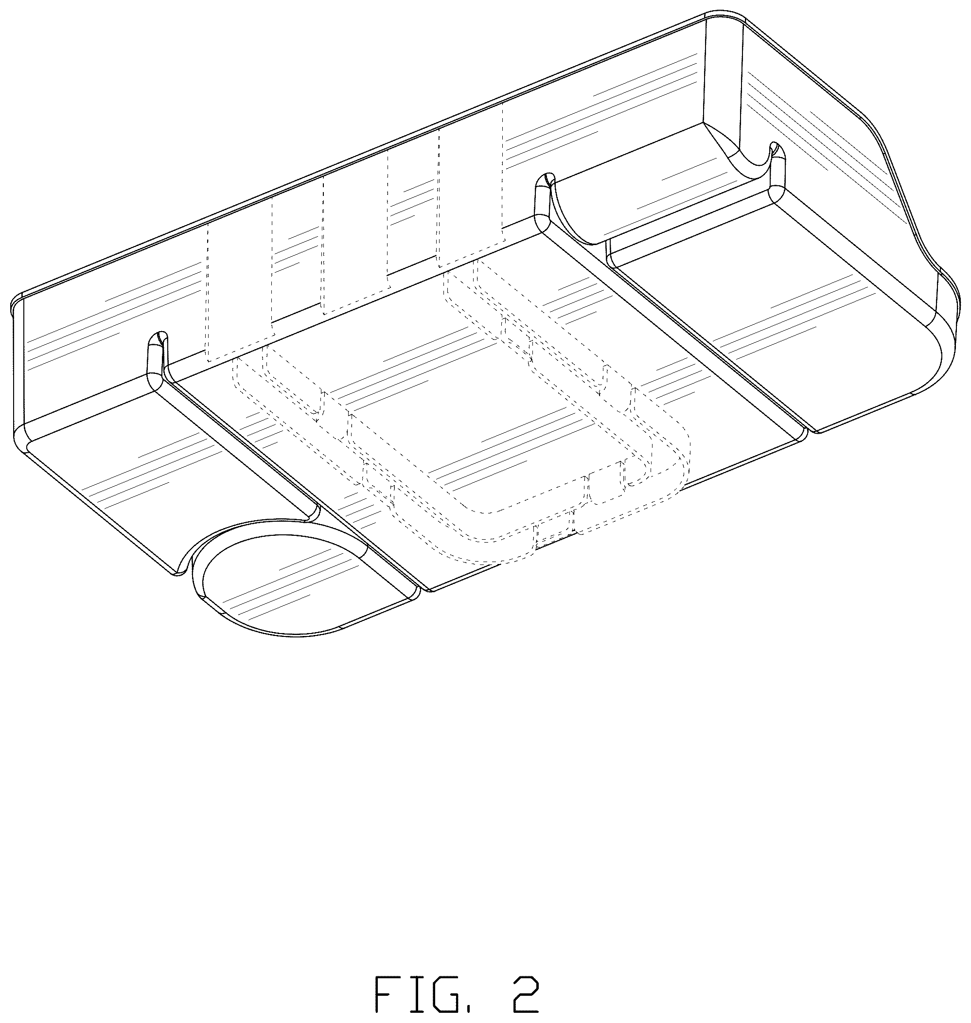 Patent USD1076771 Figure 2 – Tray