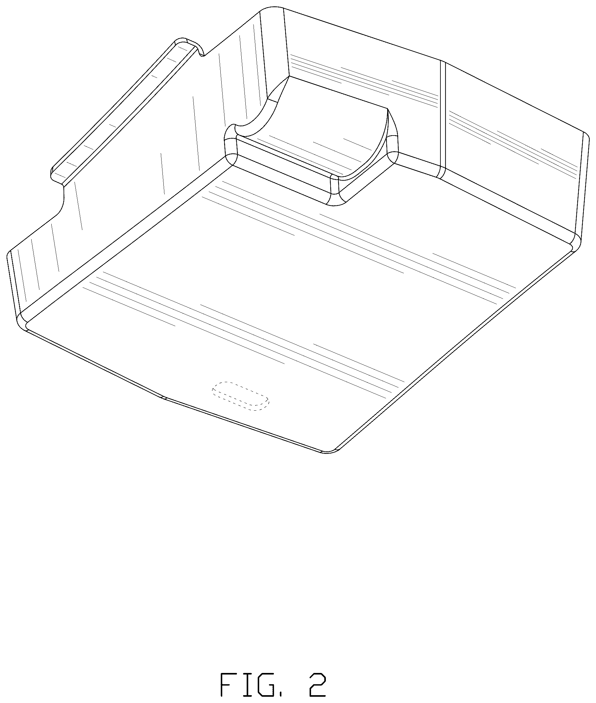 Patent USD1076772 Figure 2 – Tray