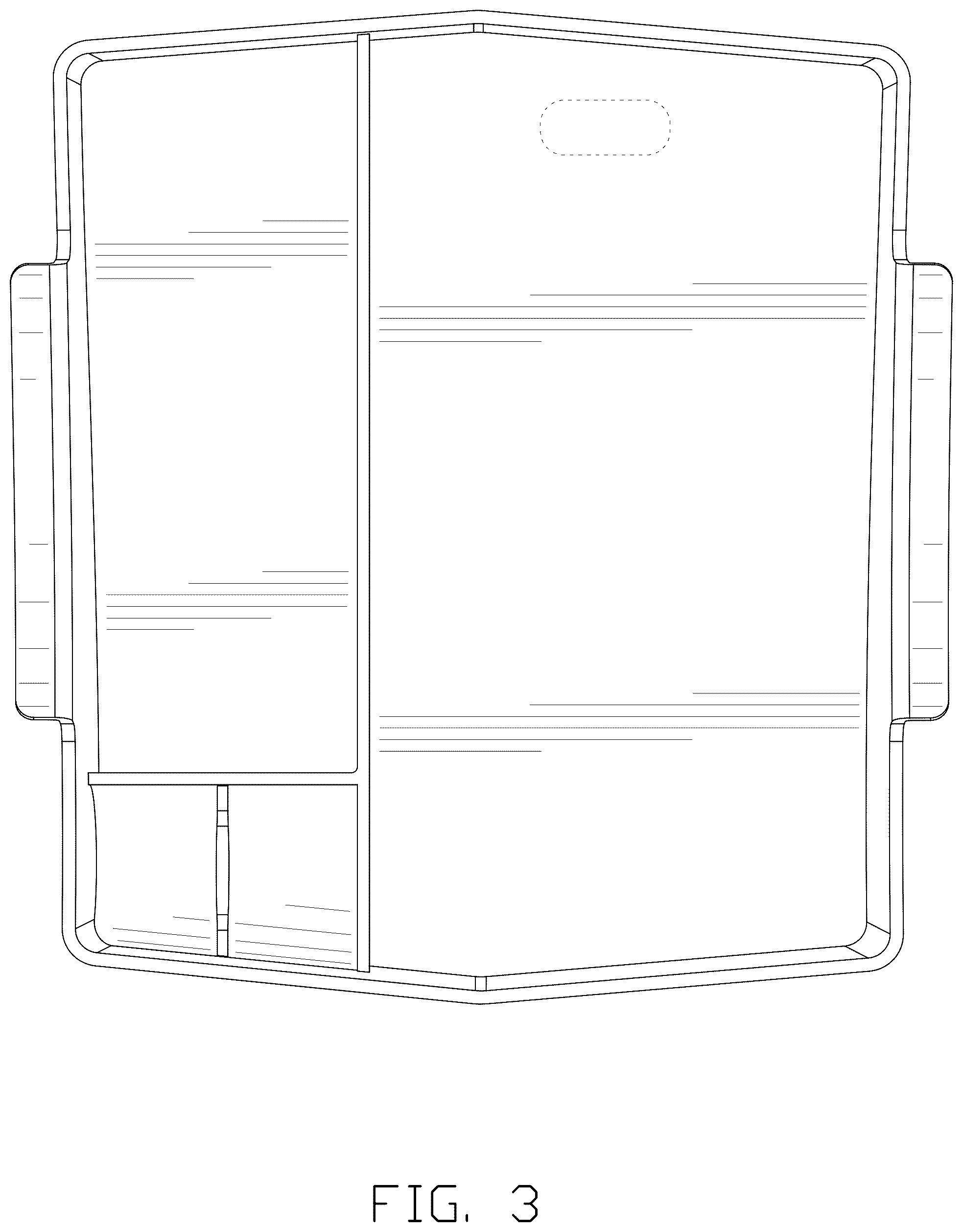Patent USD1076772 Figure 3 – Tray